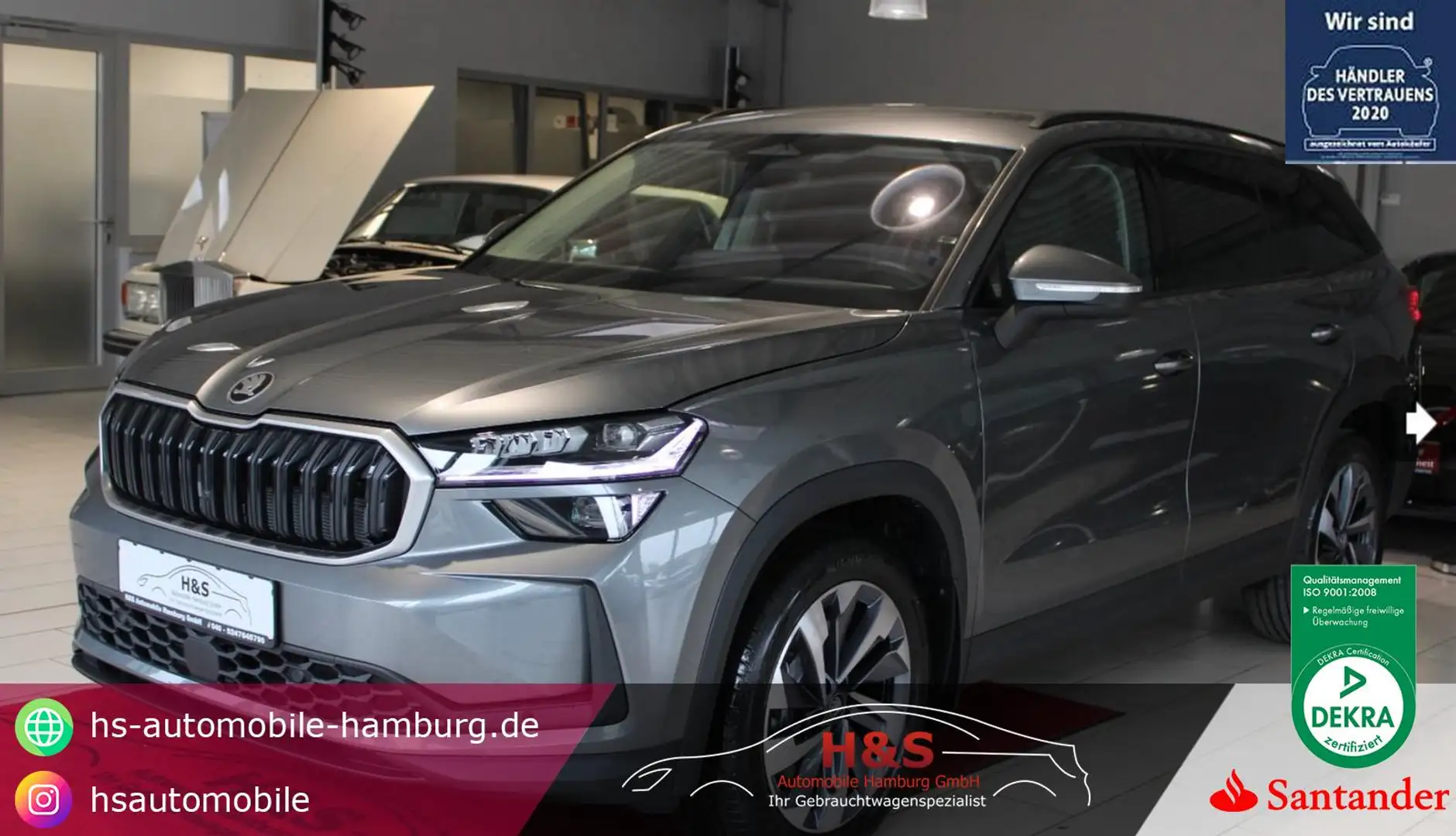 Skoda Kodiaq 2.0 TDI 4x4 Sportline Grau - 1