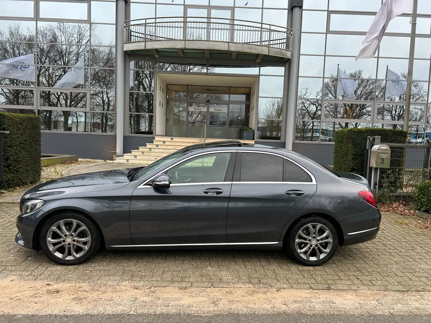 Mercedes-Benz C 200 CDI Edition 1 aut ,schuifd.,half leder, Gris - 2
