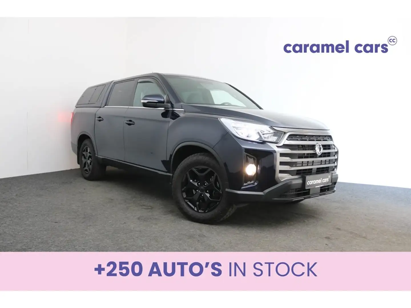 SsangYong Musso 2.1D AUTOMAAT 4X4 *DAB*GPS*CAMERA+SENSOREN*CARPLAY Bleu - 1