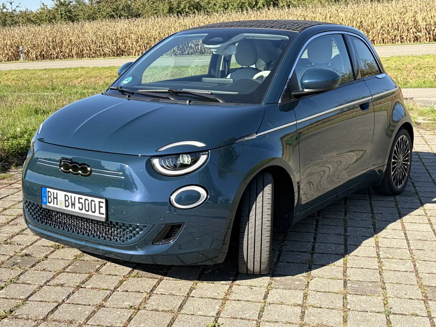 Fiat 500 La Prima by Bocelli - grosse Batterie Blau - 1