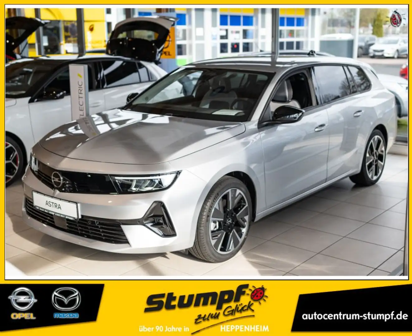 Opel Astra Sports Tourer Electric Silber - 1