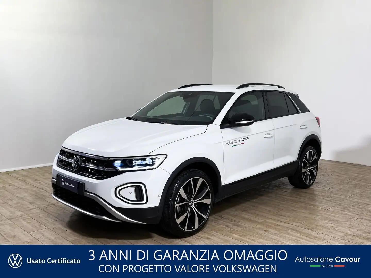Volkswagen T-Roc 2.0 TDI SCR 150 CV DSG Style Bianco - 1