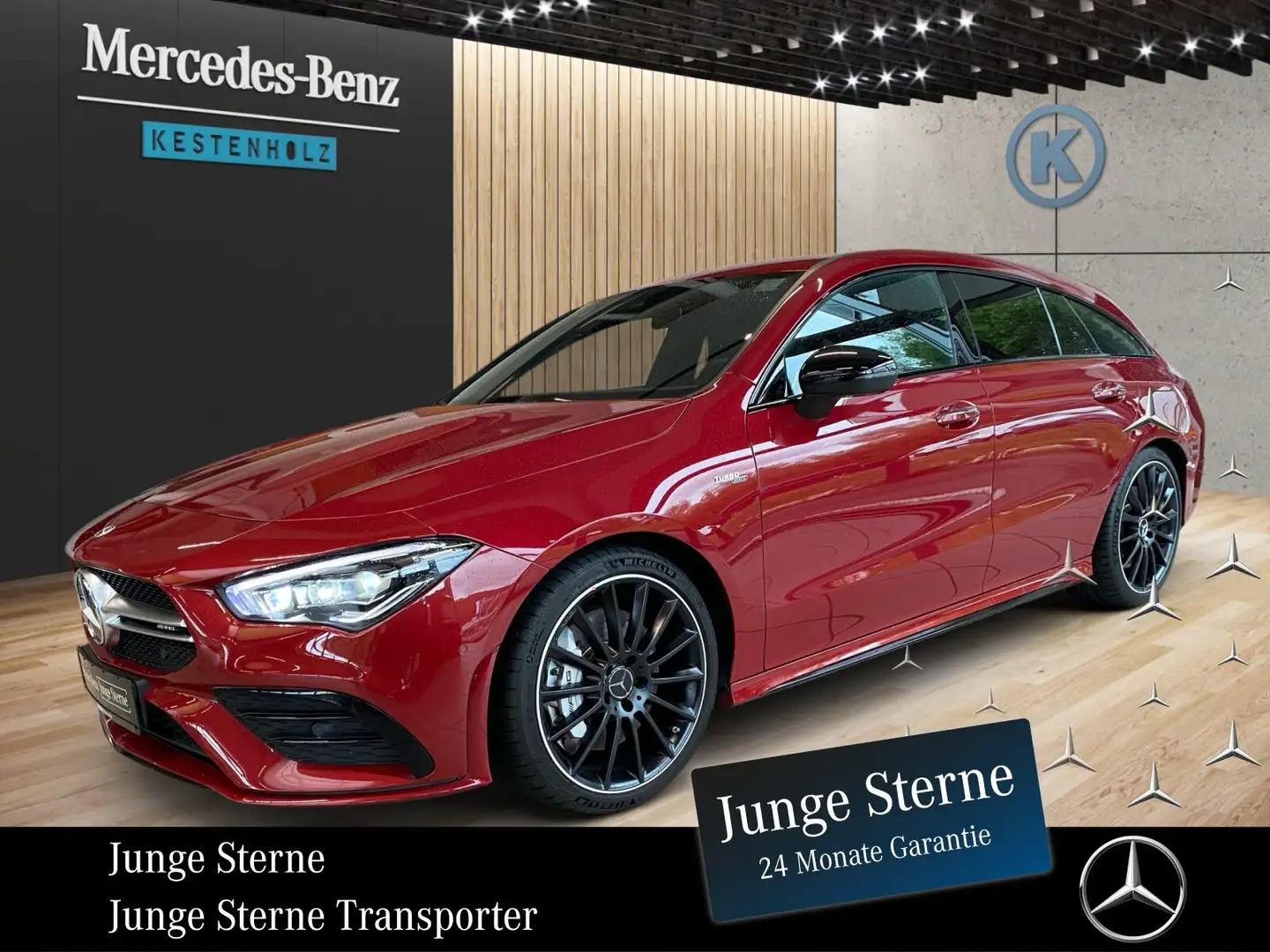 Mercedes-Benz CLA 35 AMG AMG CLA 35 4M SB *NIGHT*MEMO*AHK*KAM*MBUX*SHZ* LED Rouge - 1