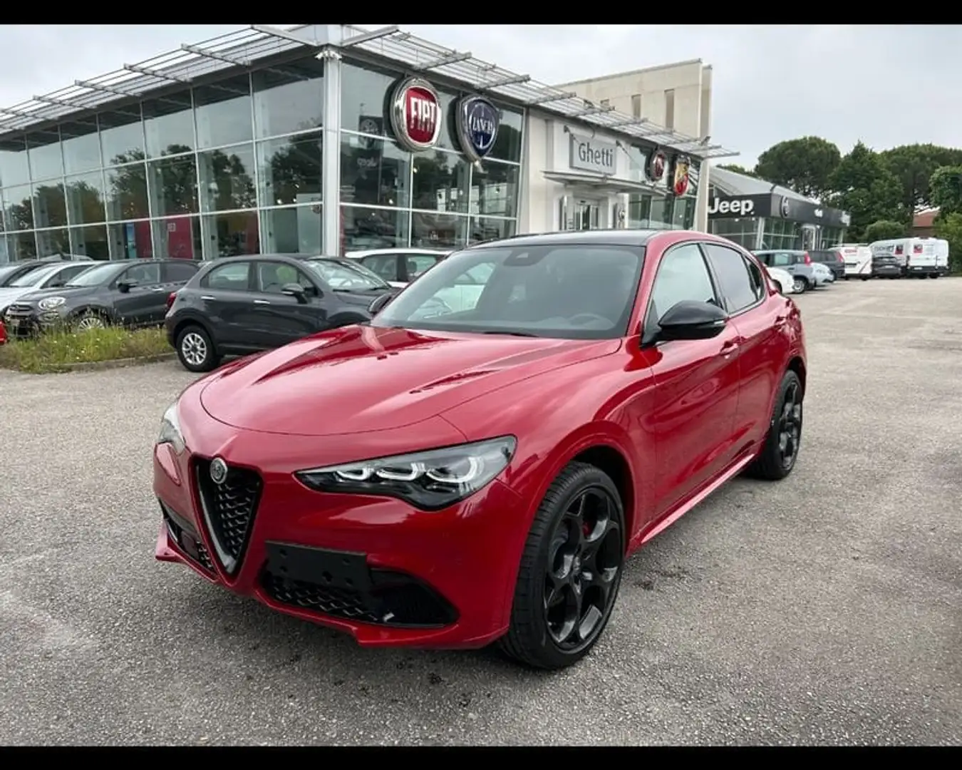 Alfa Romeo Stelvio 2.2 Turbodiesel 210 CV AT8 Q4 Tributo Italiano Rosso - 1