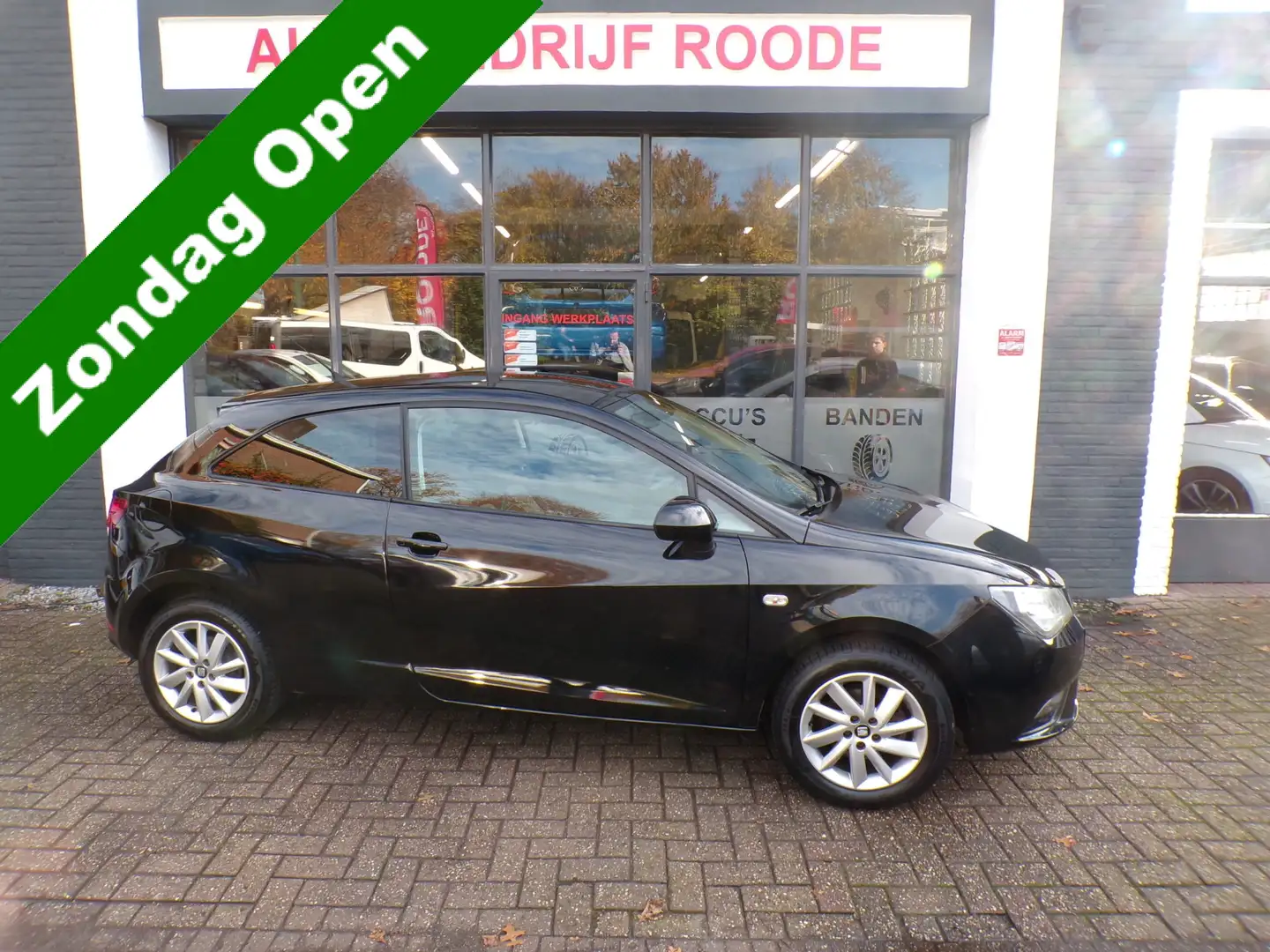 SEAT Ibiza 1.2 72.000 Km Sport CLIMA, LMV,TOP STAAT! ''ZONDAG Schwarz - 1