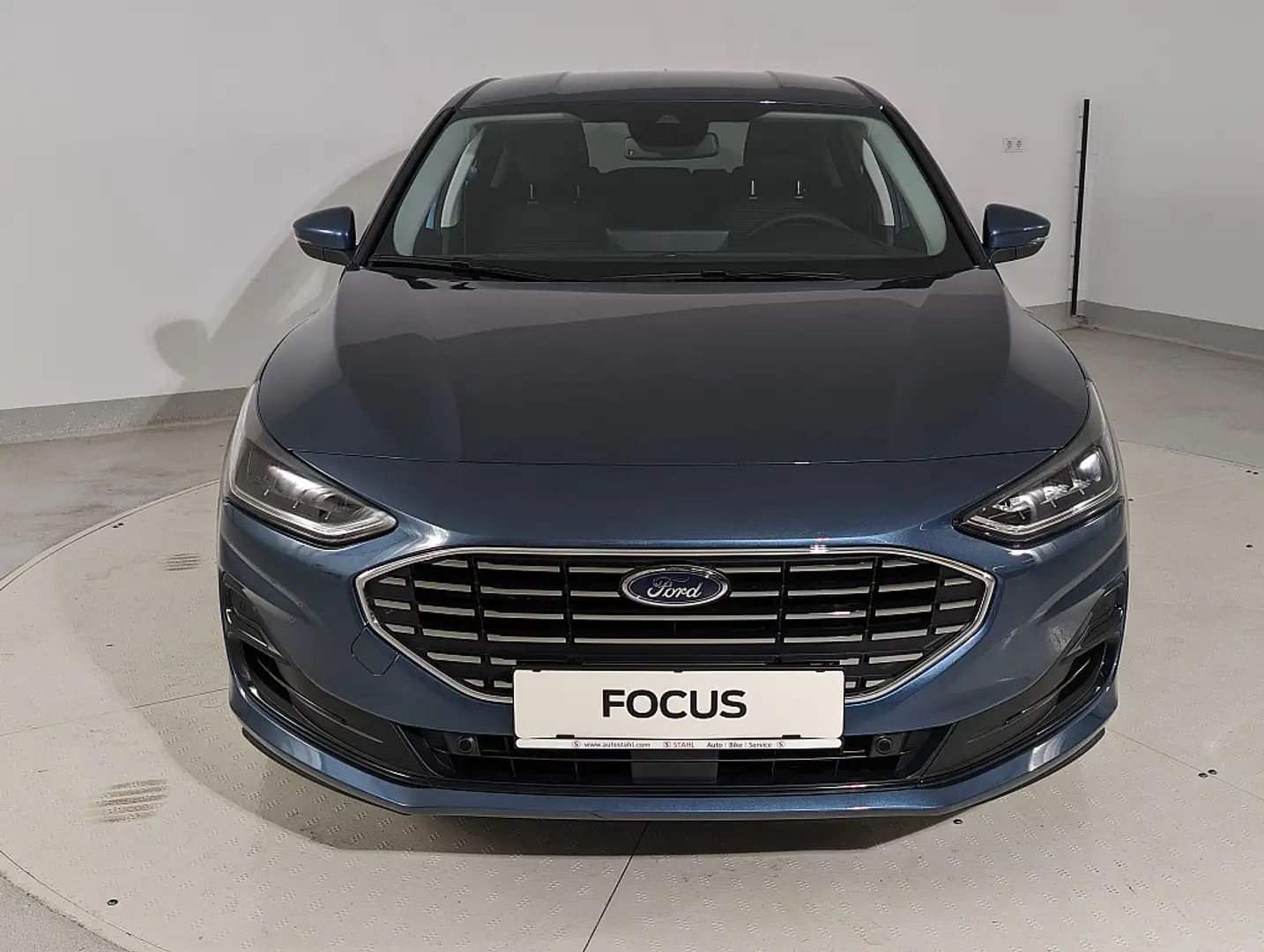 Ford Focus 1,0 EcoBoost Hybrid Titanium Aut. | FORD STAHL W22 Bleu - 2