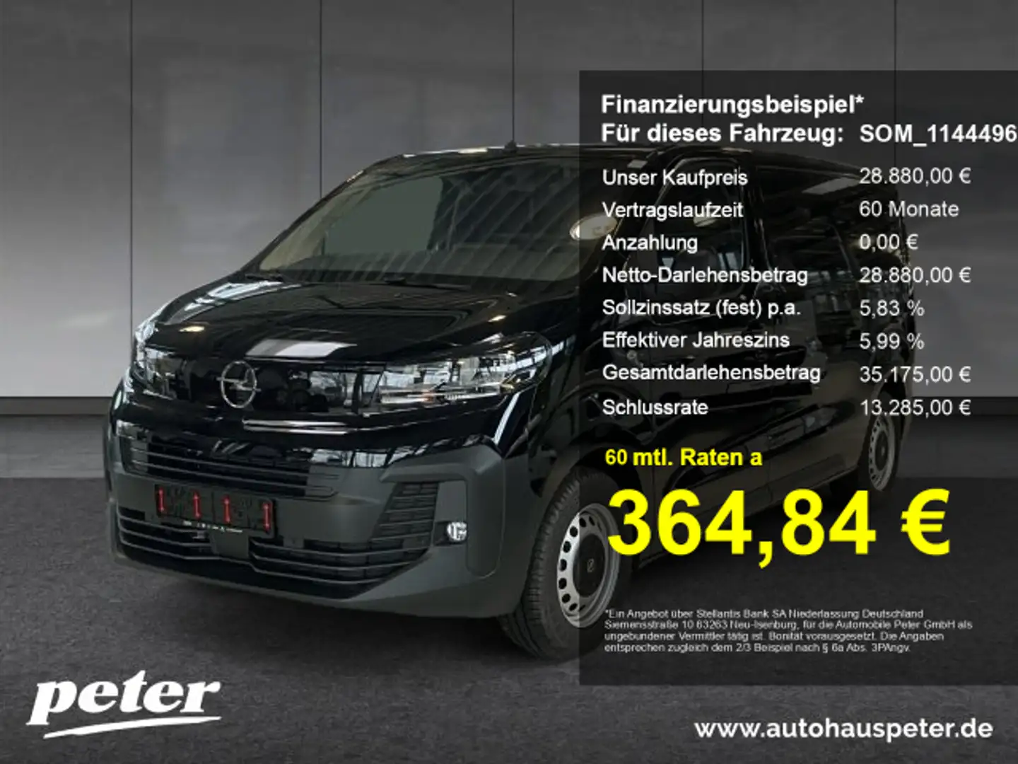 Opel Vivaro Vivaro 1.5 D Edition M (L2) Rückfahrkamera Verfügb Noir - 1