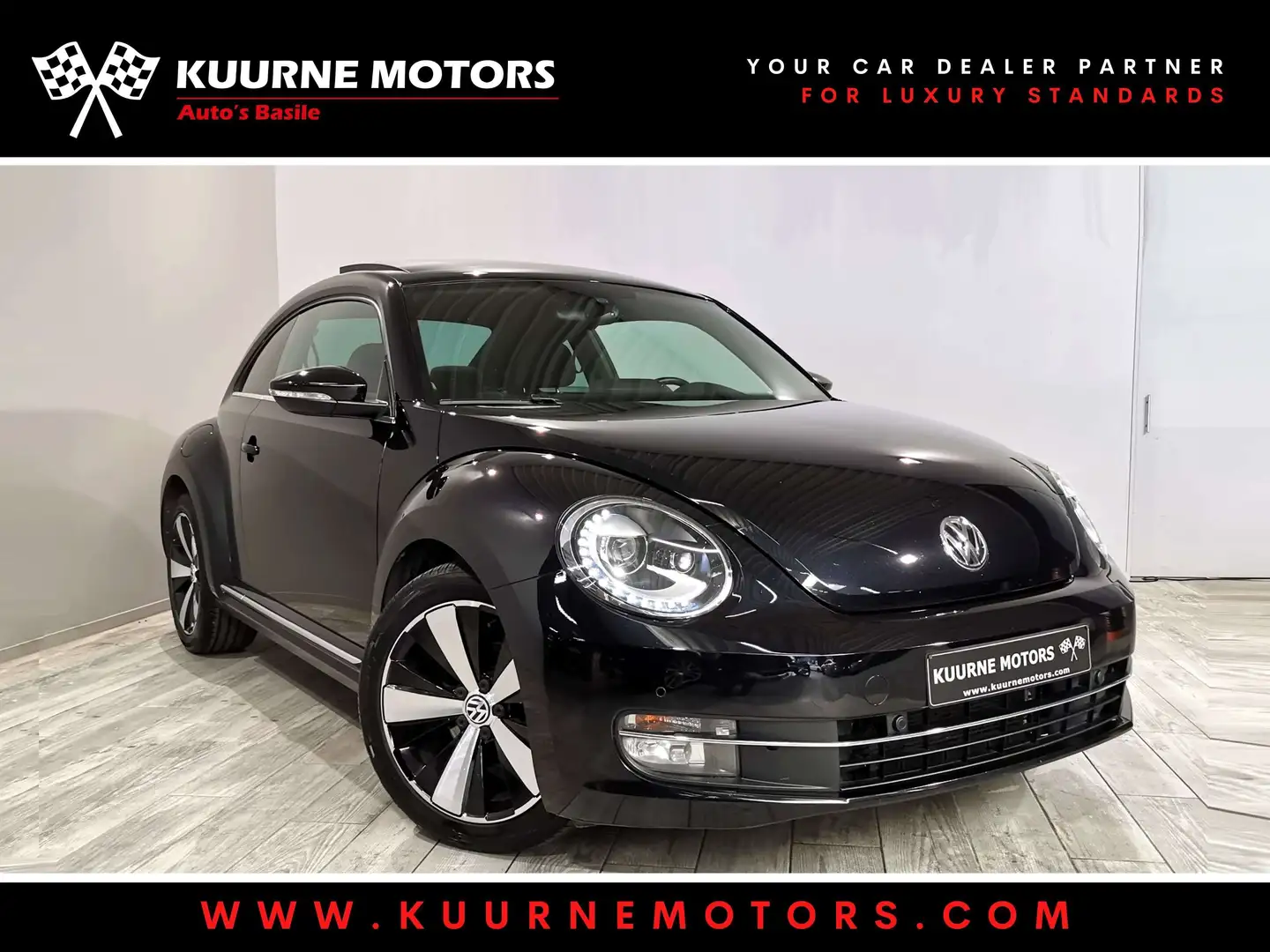 Volkswagen Beetle 1.6 TDI Alu18\/Pano/Xenon/Gps/Cruise *1j garantie* Noir - 1