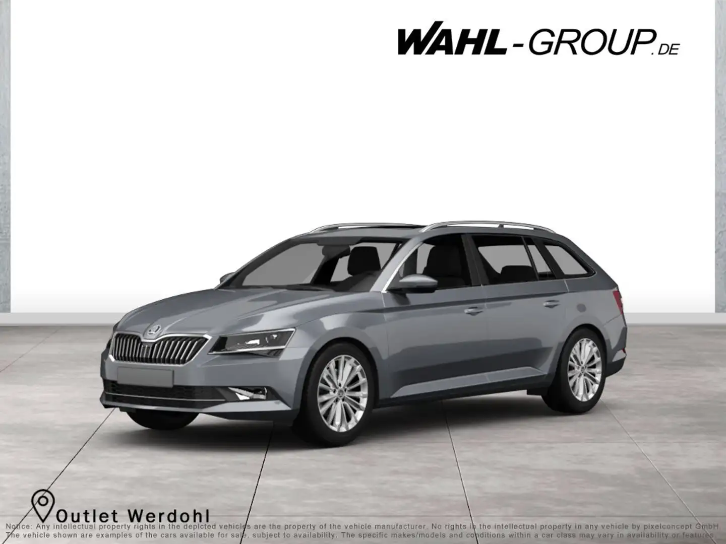 Skoda Superb Combi Sportline*DSG*AHK*XENON*NAVI*KLIMA 3 ZONEN*P Grau - 1