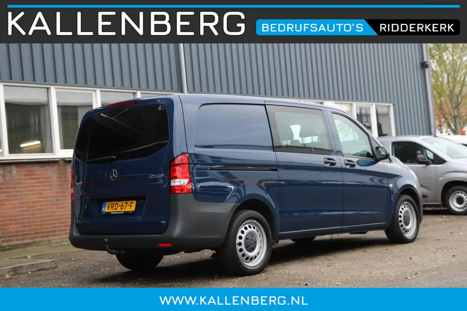 Mercedes-Benz Vito 110 CDI Lang DC Comfort / 6 persoons / Dubbel cabi Blauw - 2