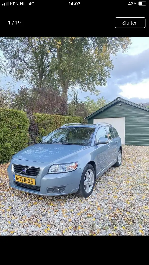 Volvo V50 2.0D R-Design TAXI KLAAR INCL BCT EURO 5 Blauw - 2