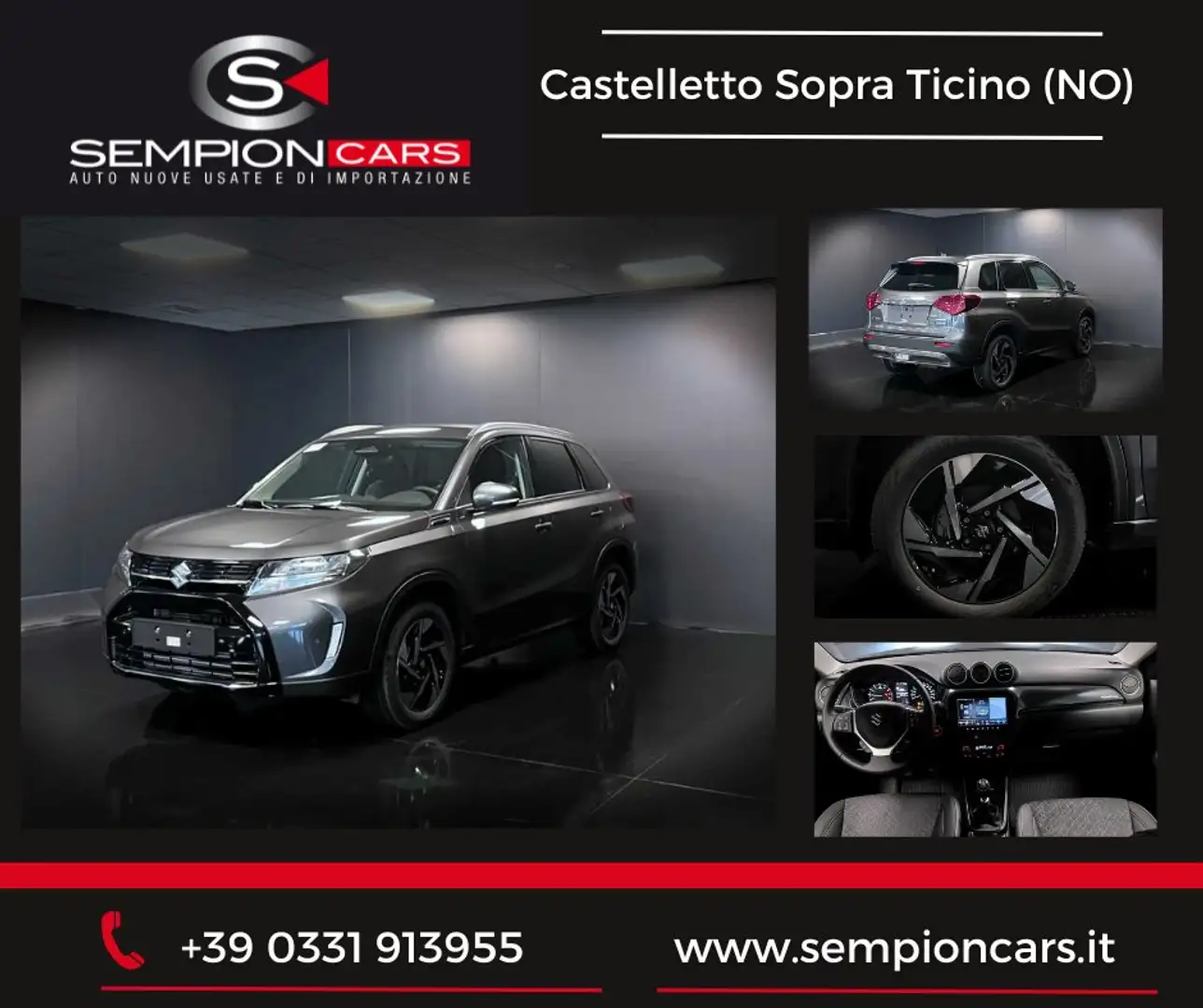 Suzuki Vitara 1.4h TOP 4wd allgrip MY25 PREZZO REALE -5.000EUR Grigio - 1