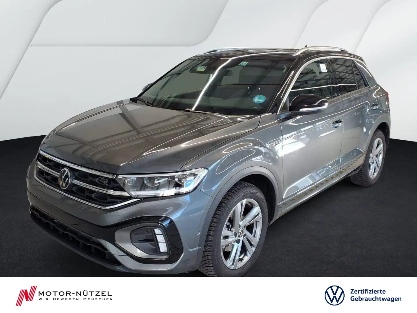 Volkswagen T-Roc 1.5 TSI DSG R-LINE LEDplus+NAV+AHK+ACC+DAB Grau - 1