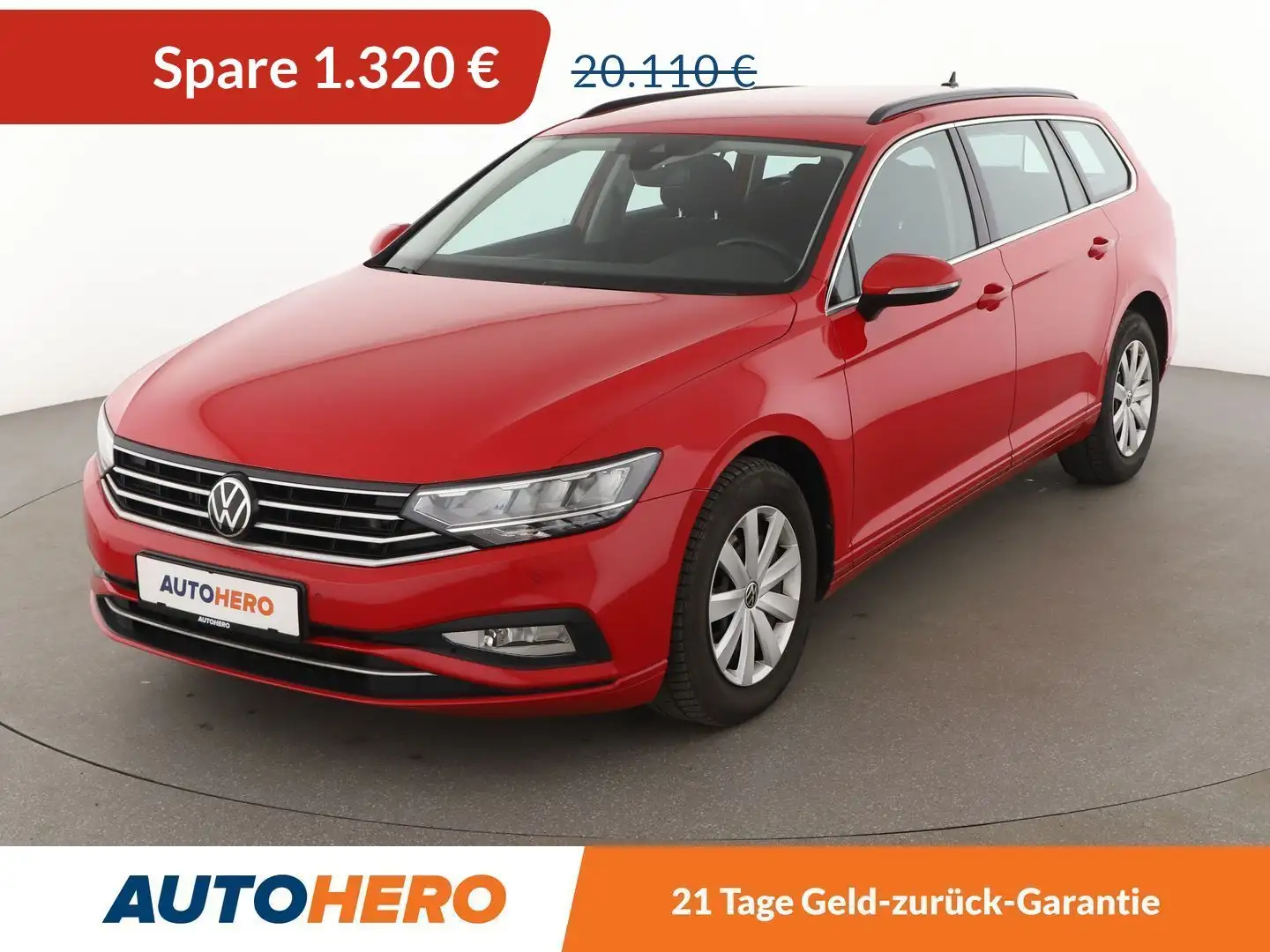 Volkswagen Passat 2.0 TDI Business Aut.*NAVI*LED*SHZ* Rot - 1