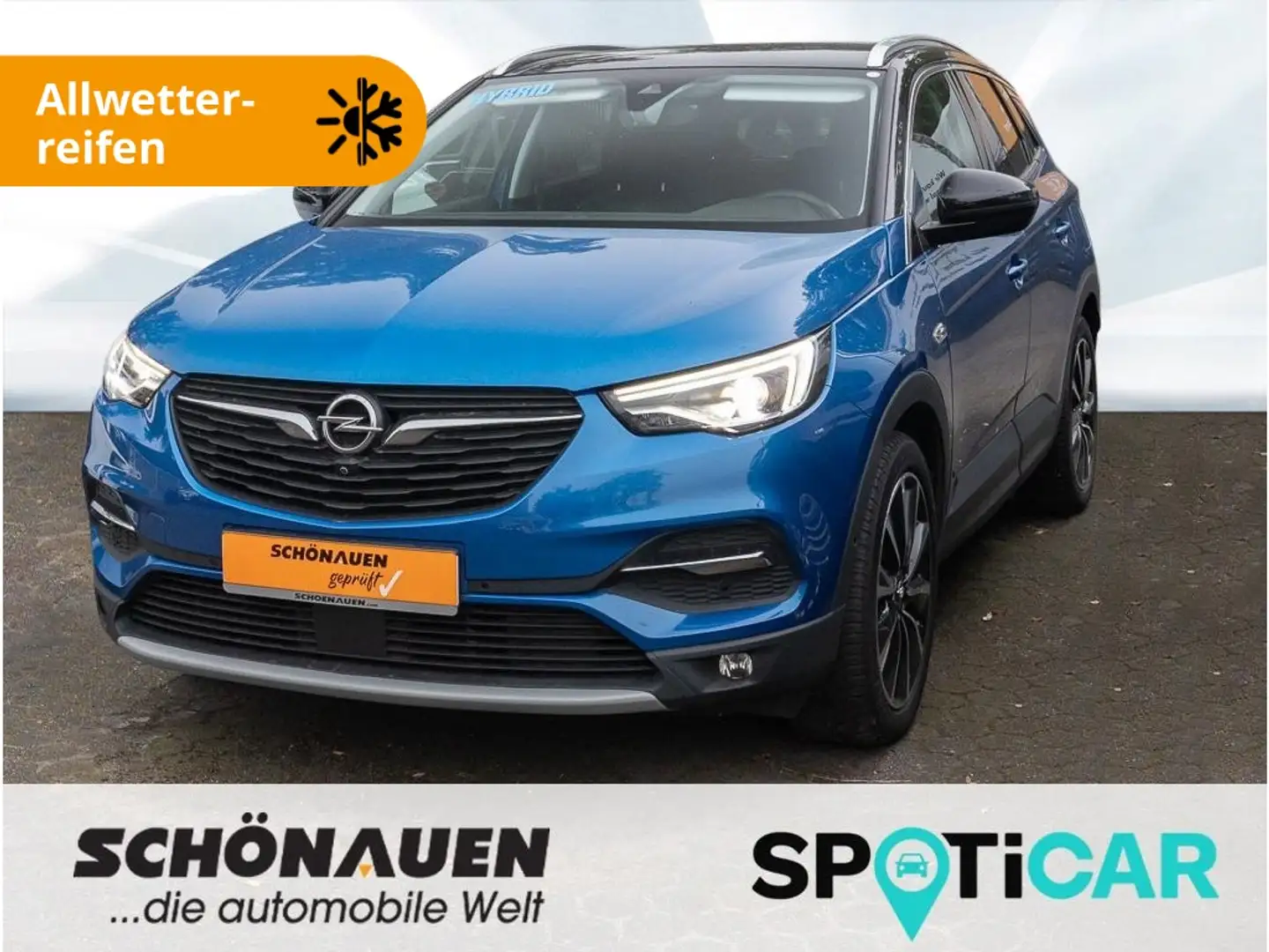 Opel Grandland Hybrid Ultimate +AHK+ALLW+OBC7,4kW+PLA+ Blau - 1