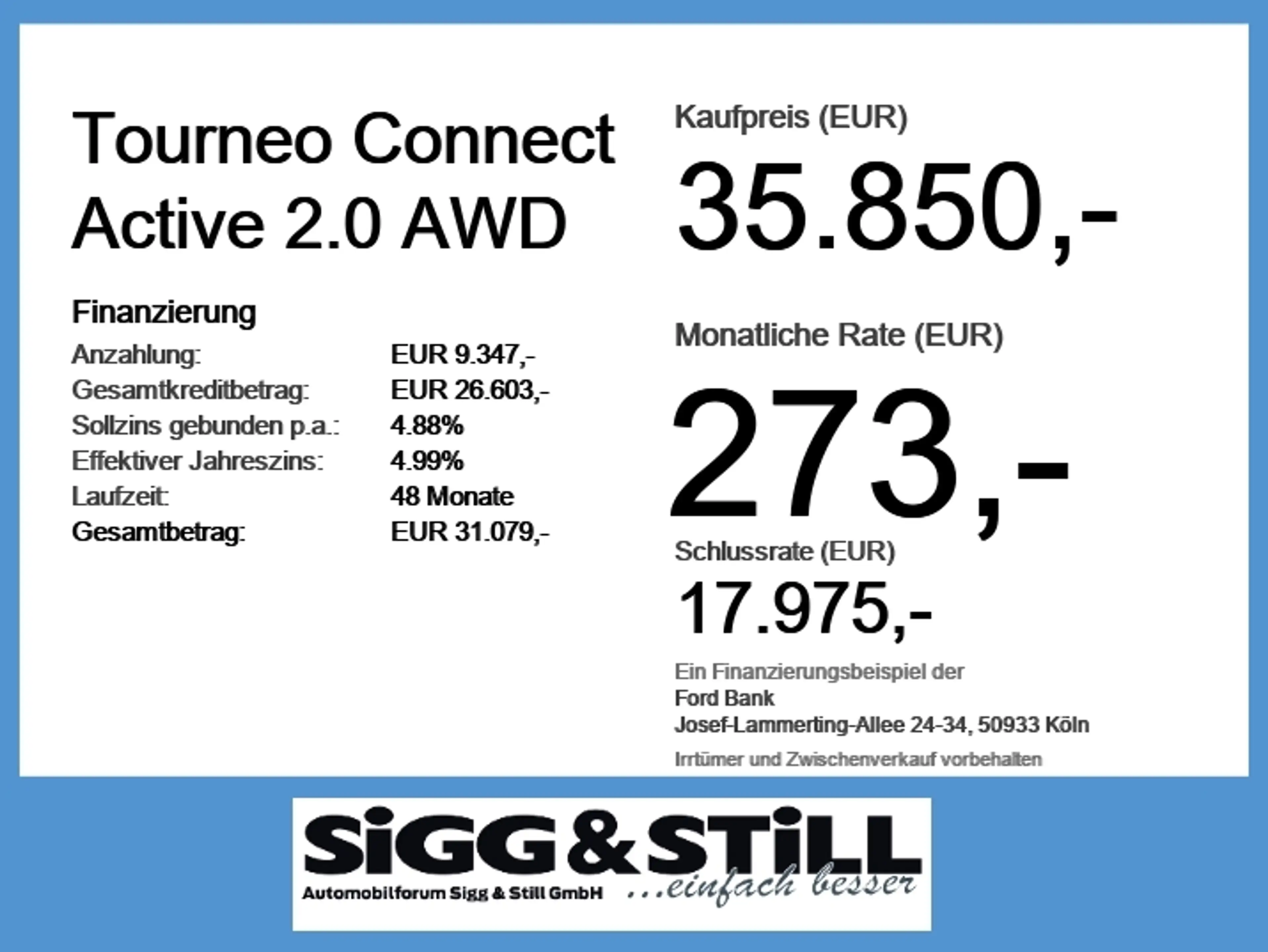 Ford Tourneo Connect Active 2.0 AWD IACC*PANO*AHK*BLIS — photo 6