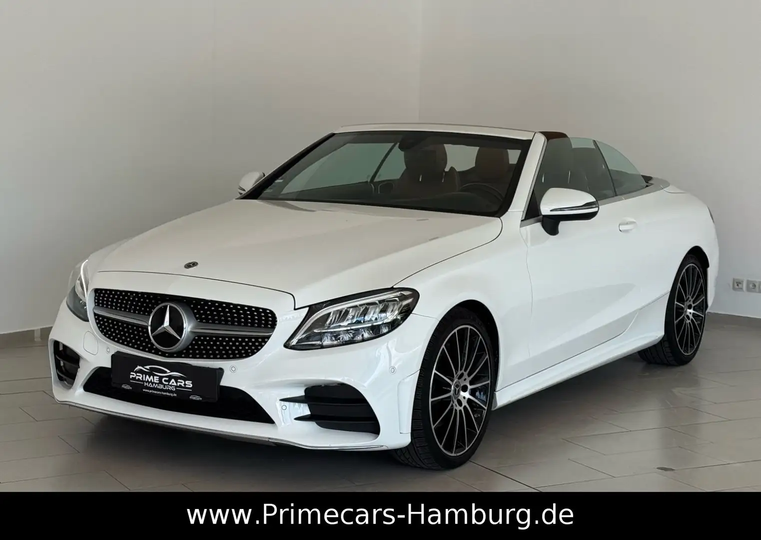 Mercedes-Benz C 180 Cabrio 9G-Tronic AMG-LINE|BURMESTER|KAMERA Bianco - 1