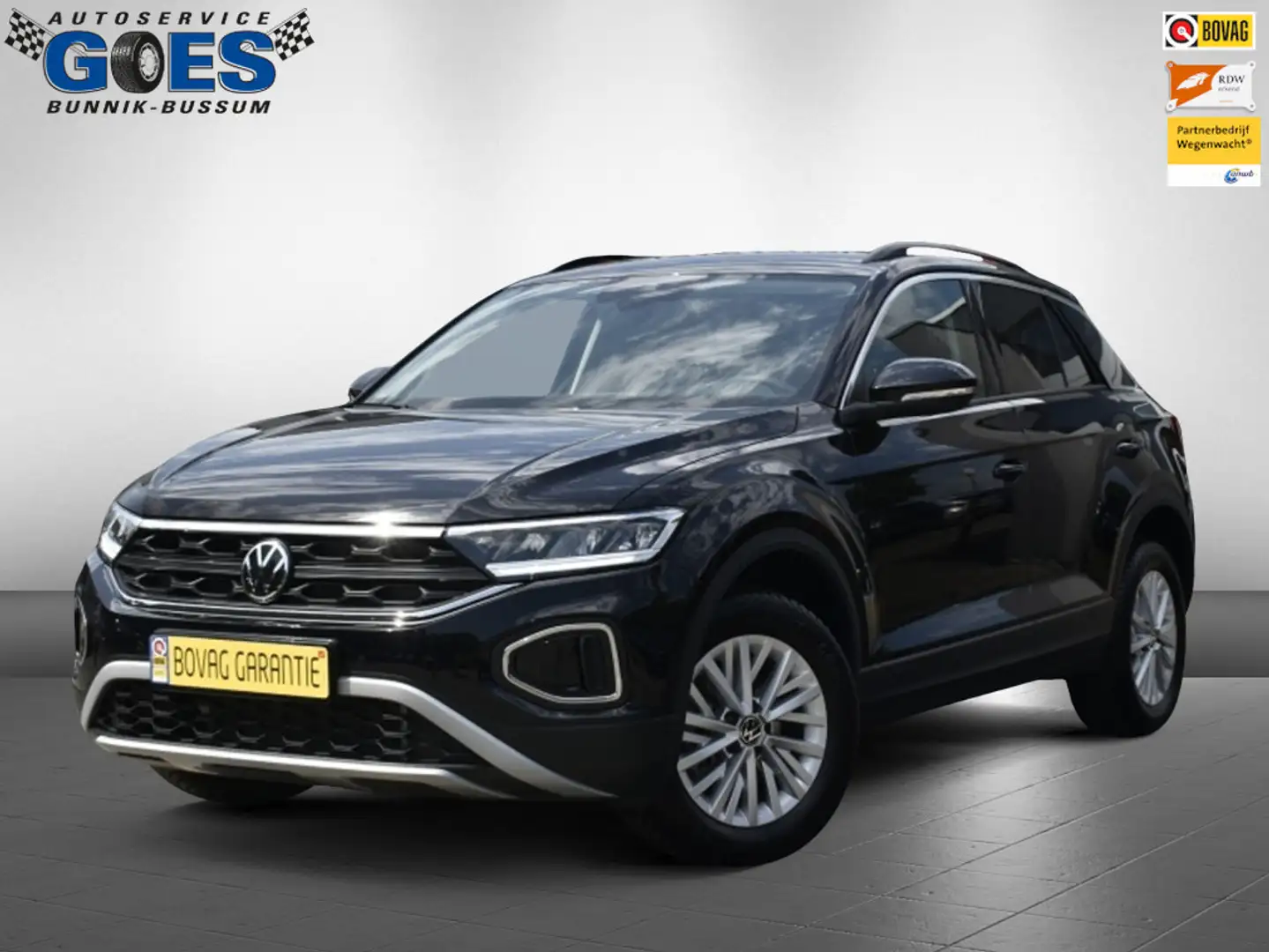Volkswagen T-Roc T-Roc 1.0 TSI Life Edition /Apple/android /parkeer Zwart - 1