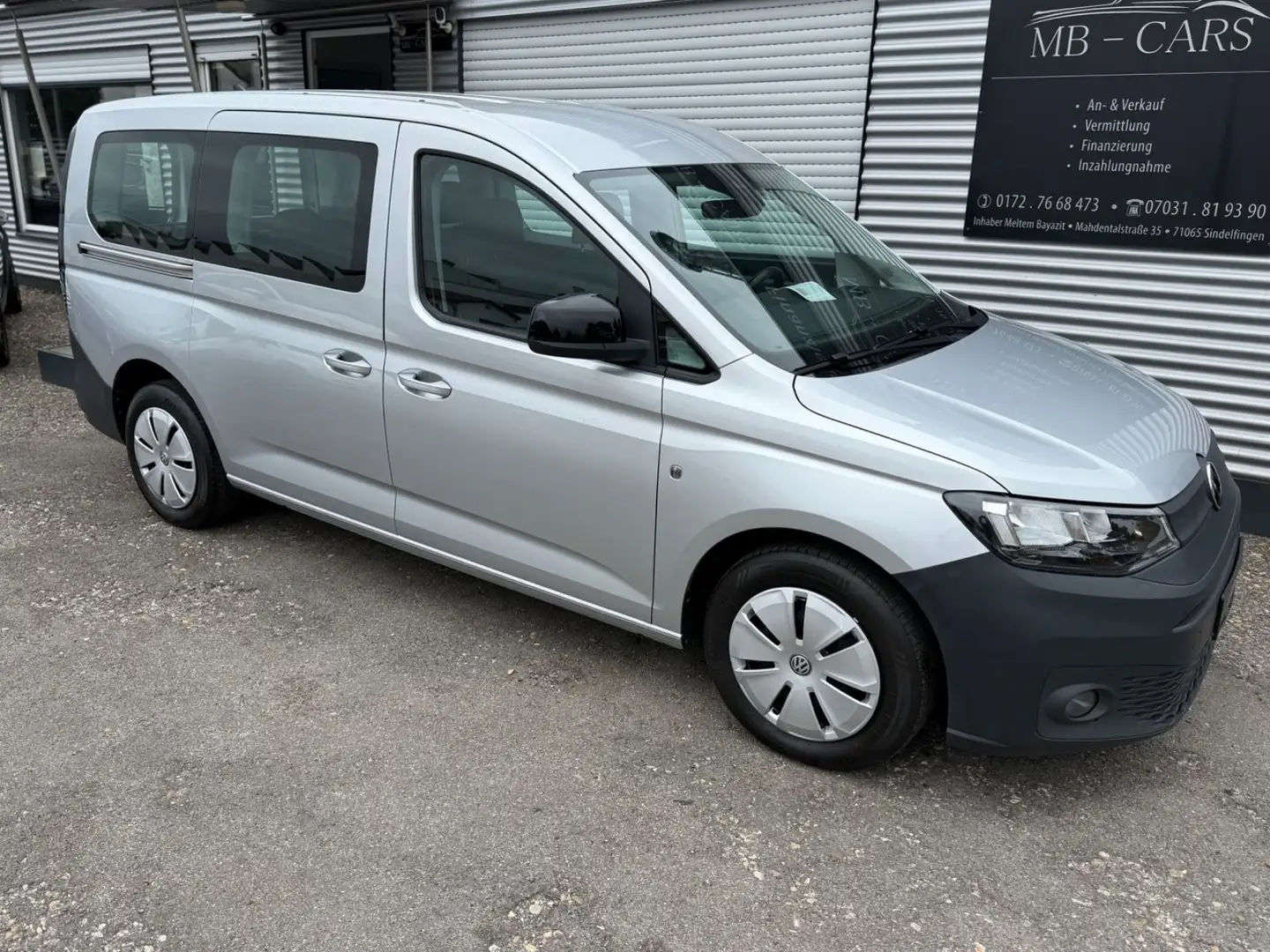 Volkswagen Caddy Maxi*AUTO*PDC*SPUR*KLIMA*5-SITZER Argent - 1