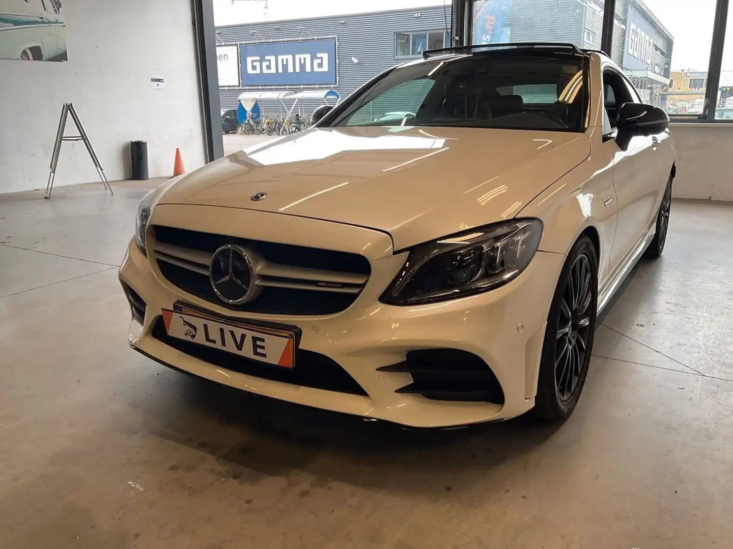 Mercedes-Benz C 43 AMG 4M Coupé +LED+ACC+BURMESTER+PANO+KLAPPE White - 1