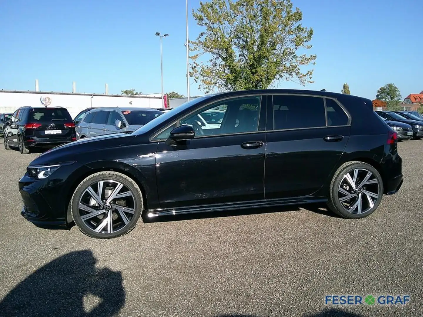 Volkswagen Golf R-Line 1.5 eTSI DSG/LED/Rear View/Sitz.-Lenkradhzg Schwarz - 2