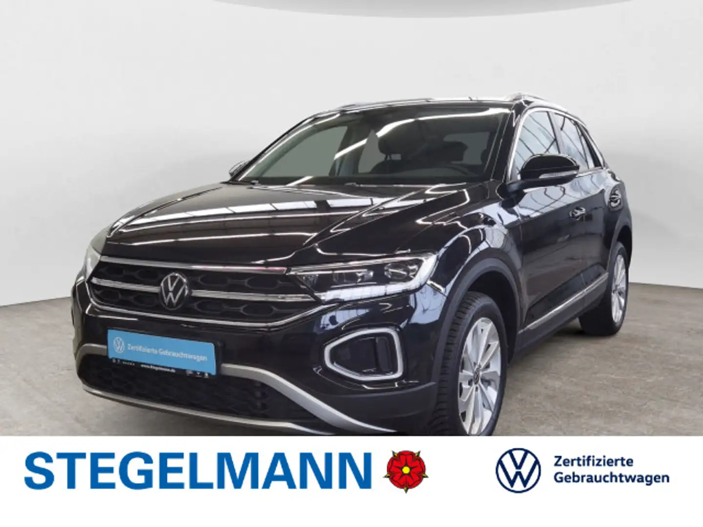 Volkswagen T-Roc 1.5 TSI DSG Style *AHK*Navi*LED* Schwarz - 1