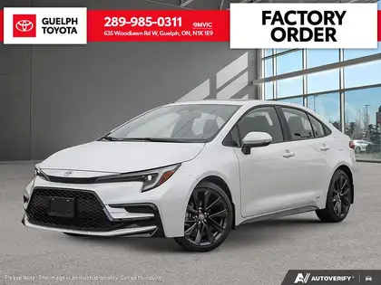 White 2027 Toyota Corolla Hybrid   Automatic