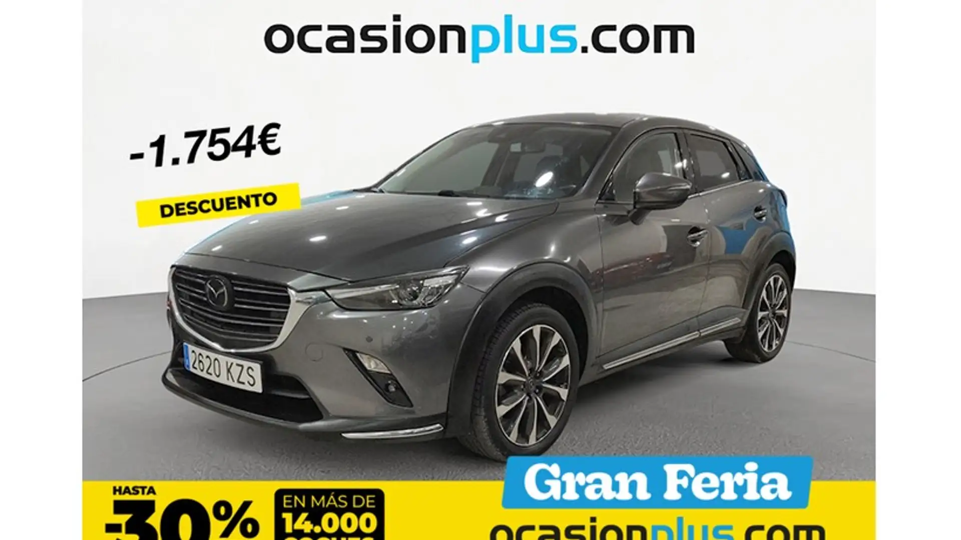 Mazda CX-3 2.0 Skyactiv-G Zenith 2WD 89kW Gris - 1