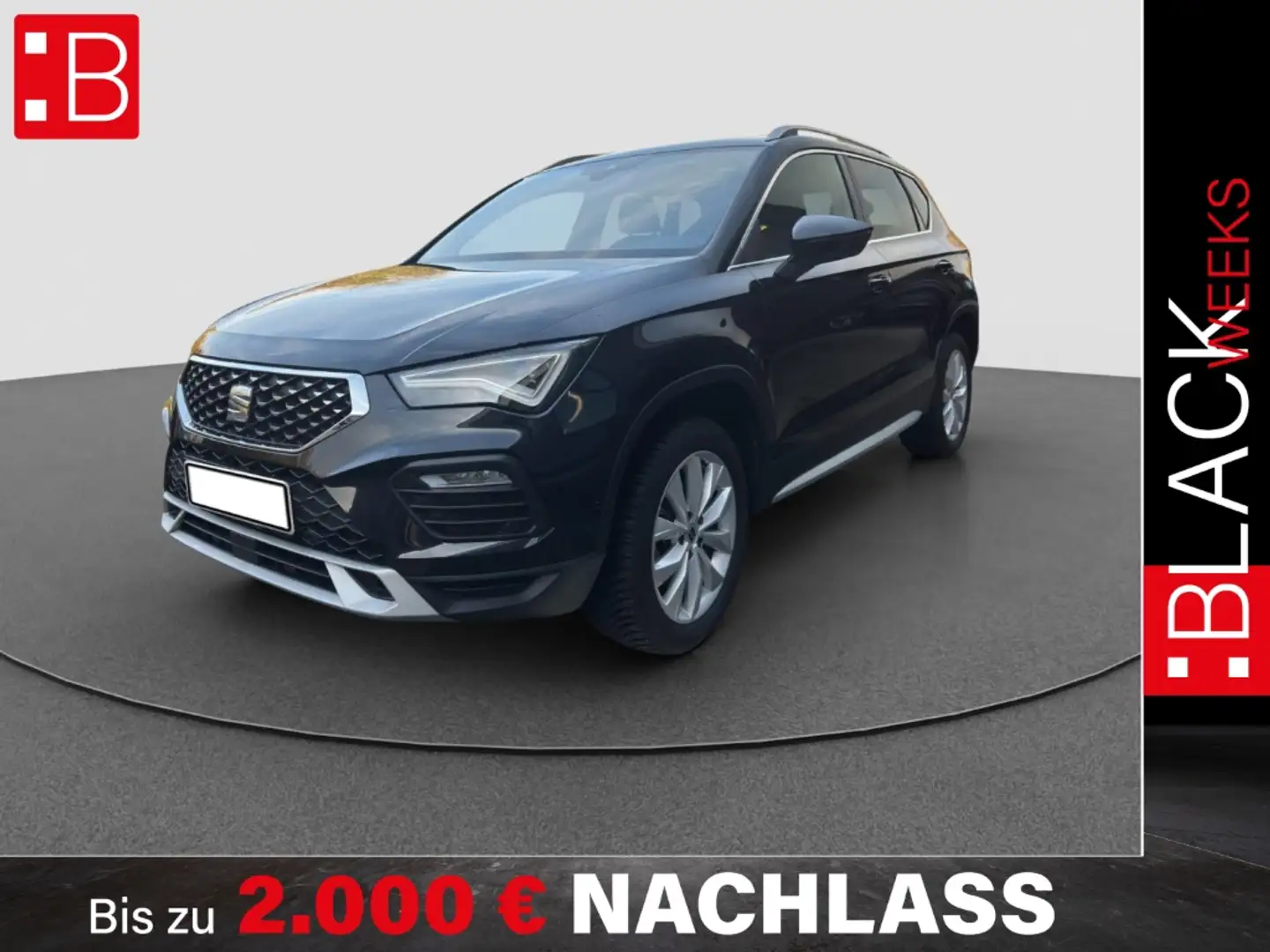 SEAT Ateca 1.5 TSI DSG Xperience AB 239EUR NAVI REAR SHZ ALLW Schwarz - 1
