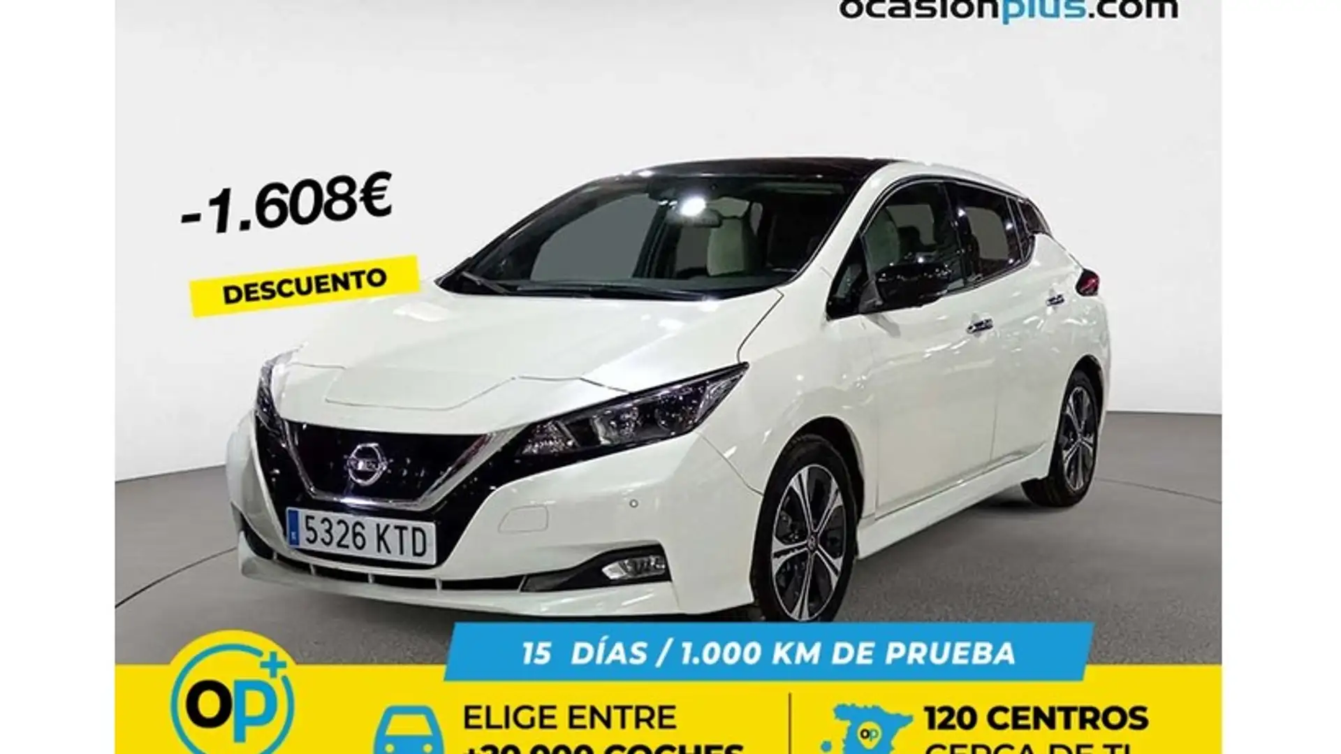 Nissan Leaf 40 kWh Tekna 110kW Blanco - 1