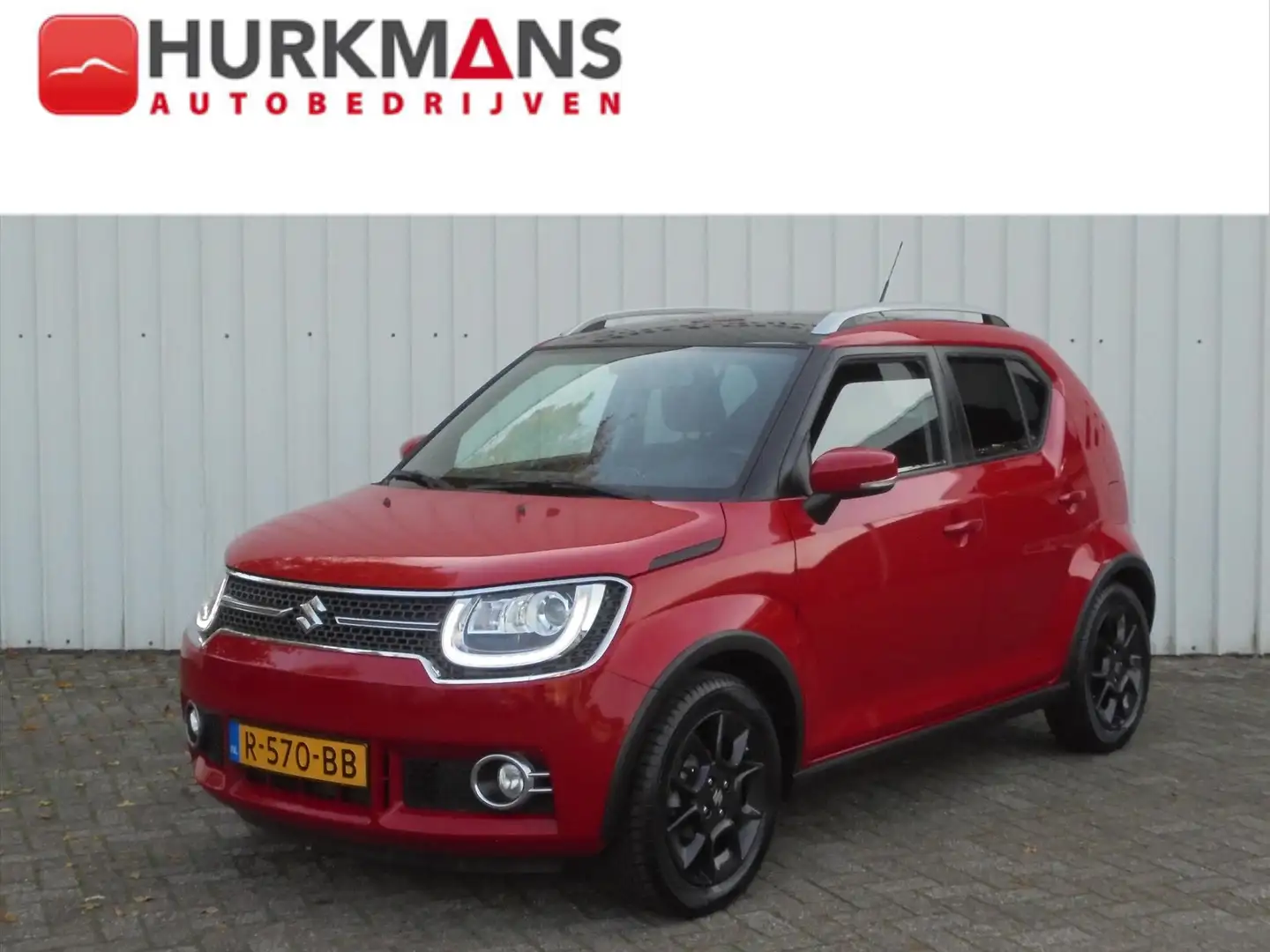 Suzuki Ignis 1.2 90PK AUTOMAAT STIJL NAVI CAMERA CLIMA Rood - 1