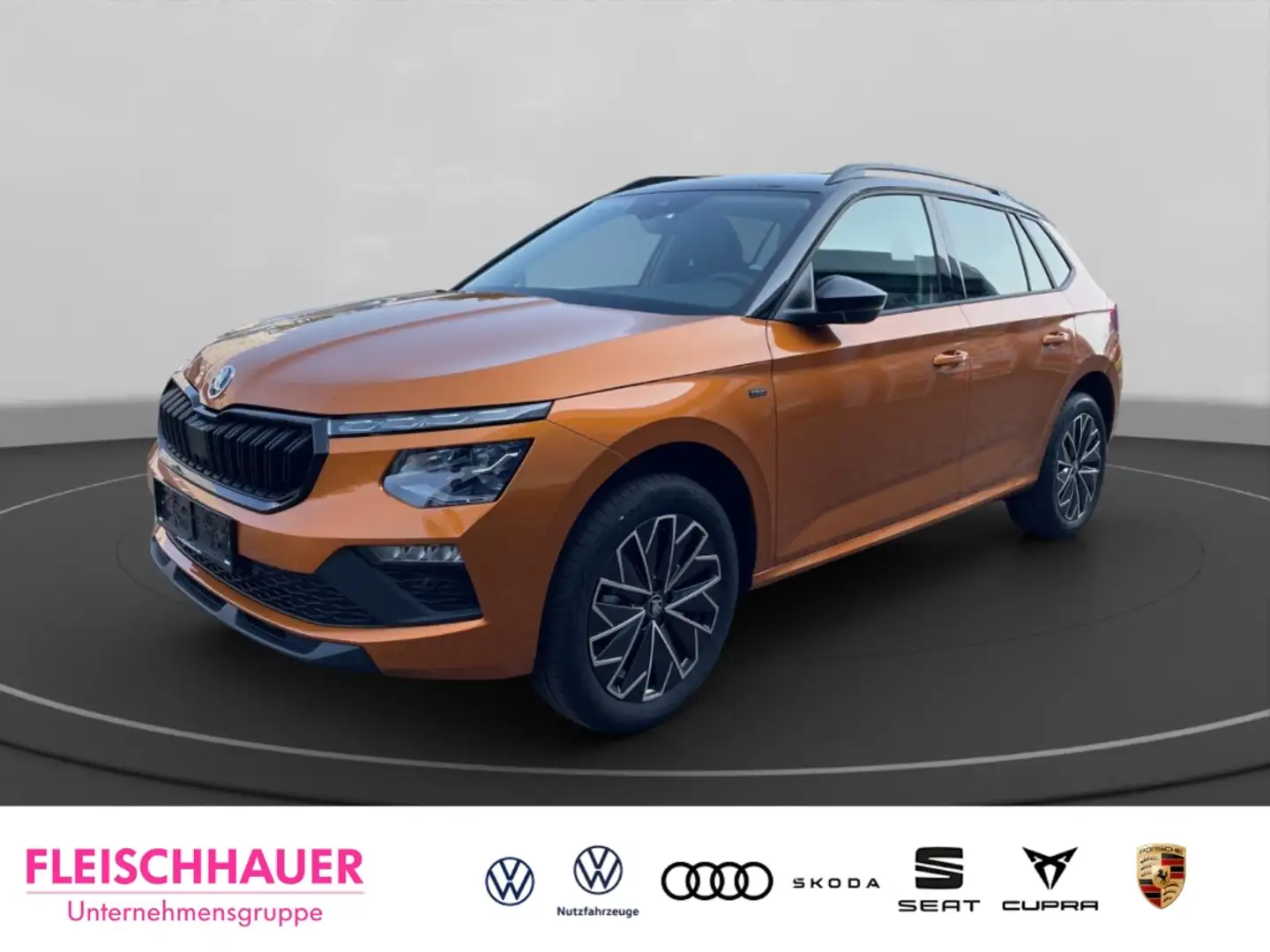 Skoda Kamiq 1.5 TSI Tour AHK ACC BLACK CARPLAY NAVI PHONEBOX Orange - 1