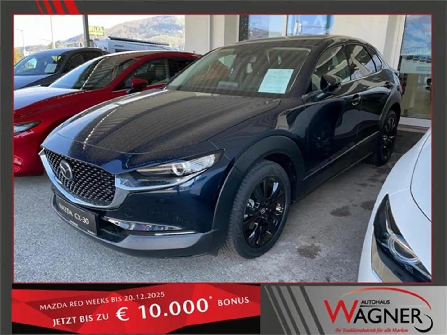 Mazda CX-30 e-Skyactive G140 Homura Aut. *ab € 29690* Blauw - 1