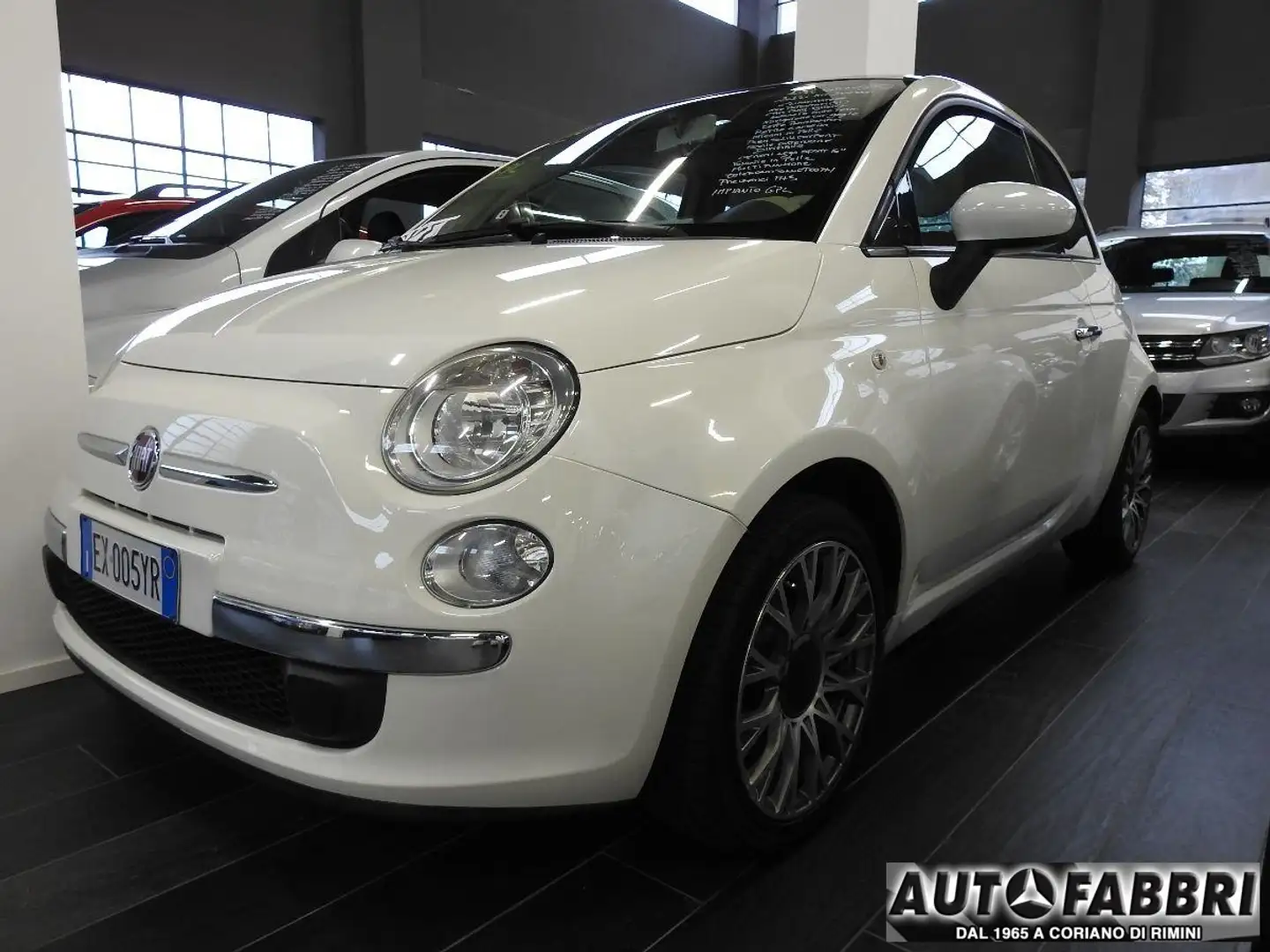 Fiat 500 FIAT -  - 1.2 EasyPower Lounge GPL TETTO PELLE Bianco - 1