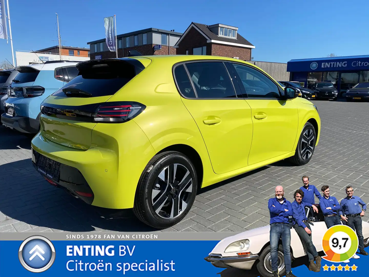 Peugeot 208 1.2pt 100 ALLURE CAMERA NAVI ECC VIRTUAL COCKPIT+S Jaune - 2