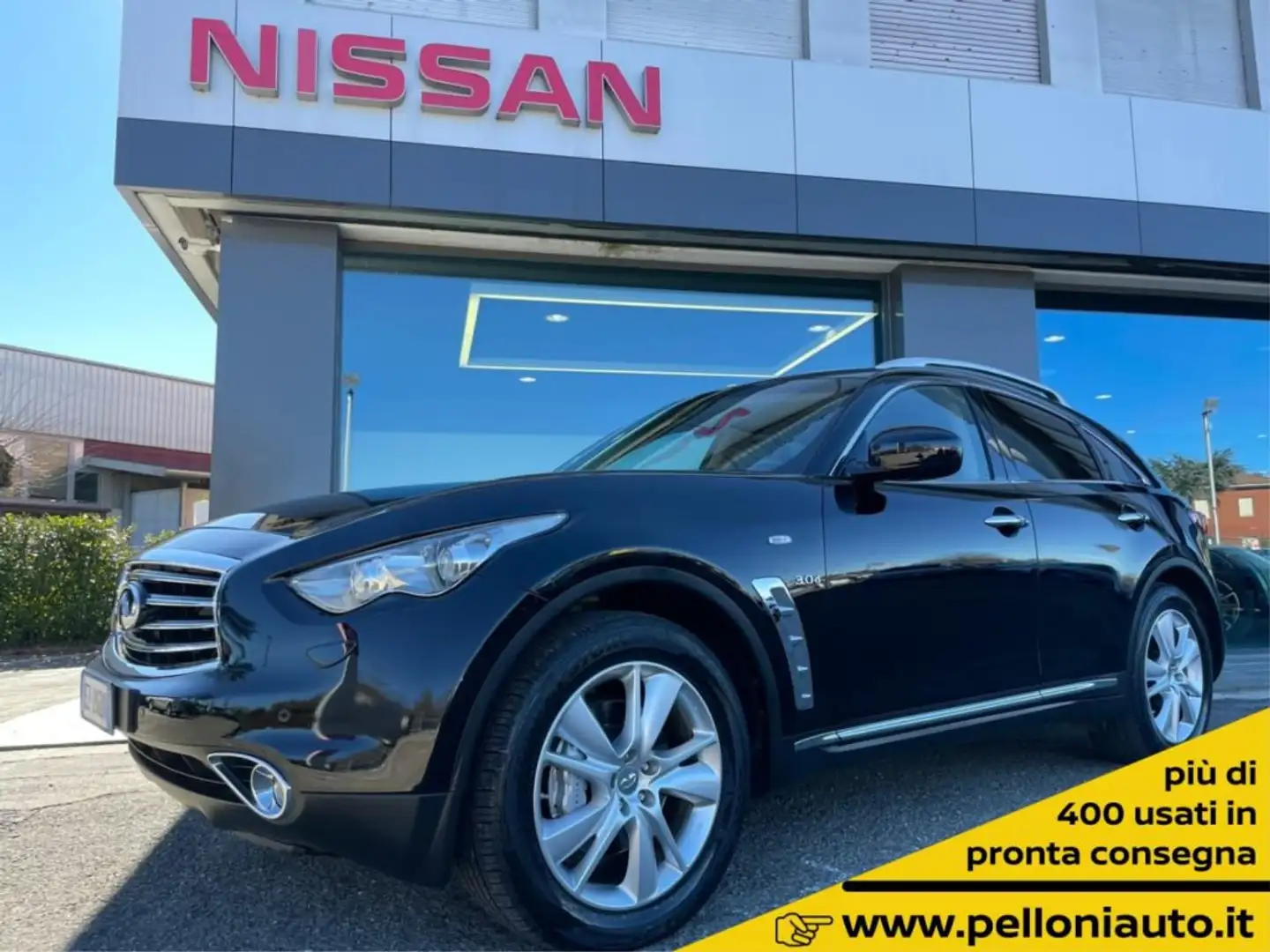 Infiniti QX70 3.0 diesel V6 GT AUTOMATICO -PELLE-NAVI--XENO Nero - 1