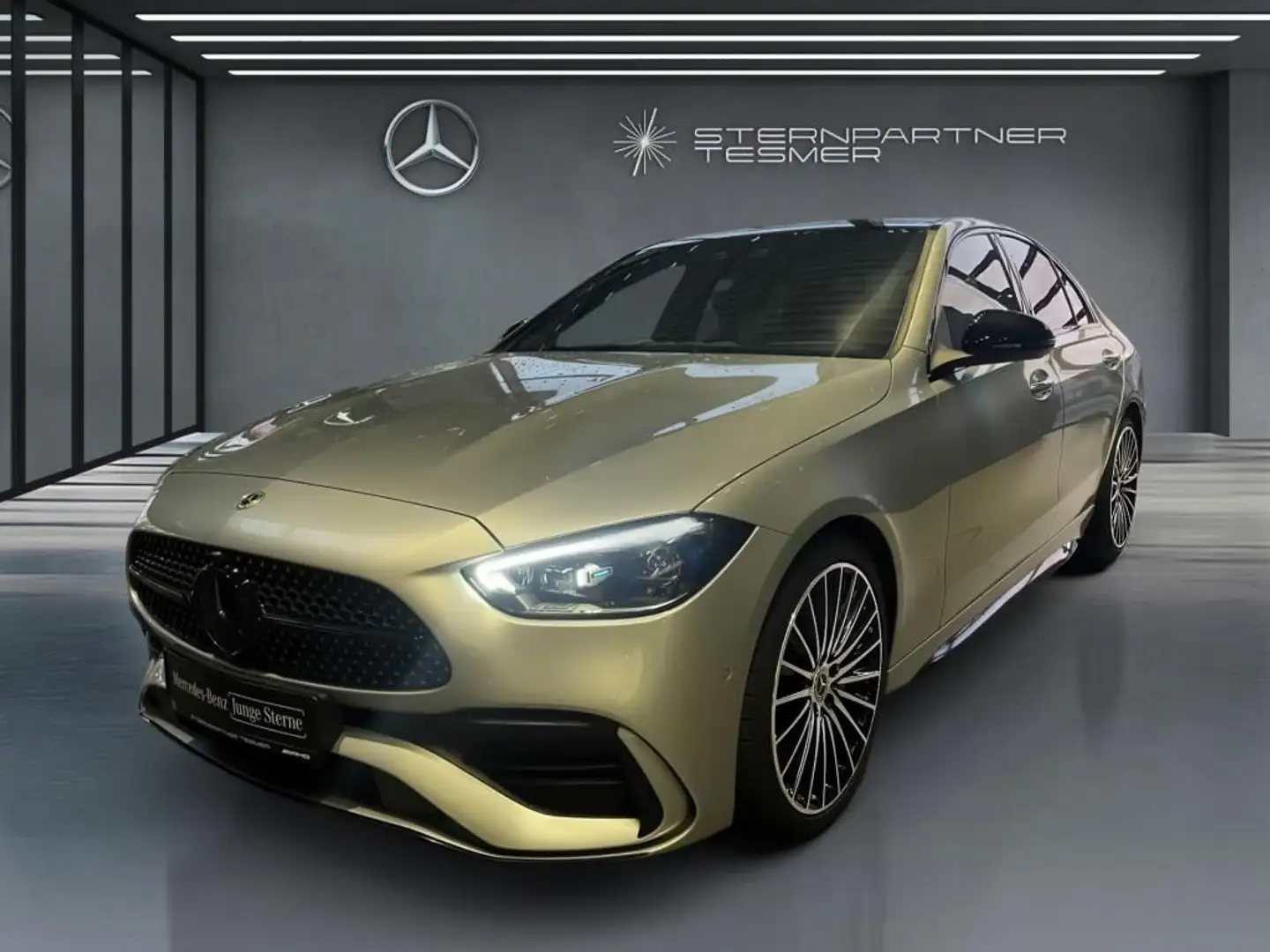 Mercedes-Benz C 300 d AMG+Night+Pano+Memory+Distronic+DIGITAL Silber - 2