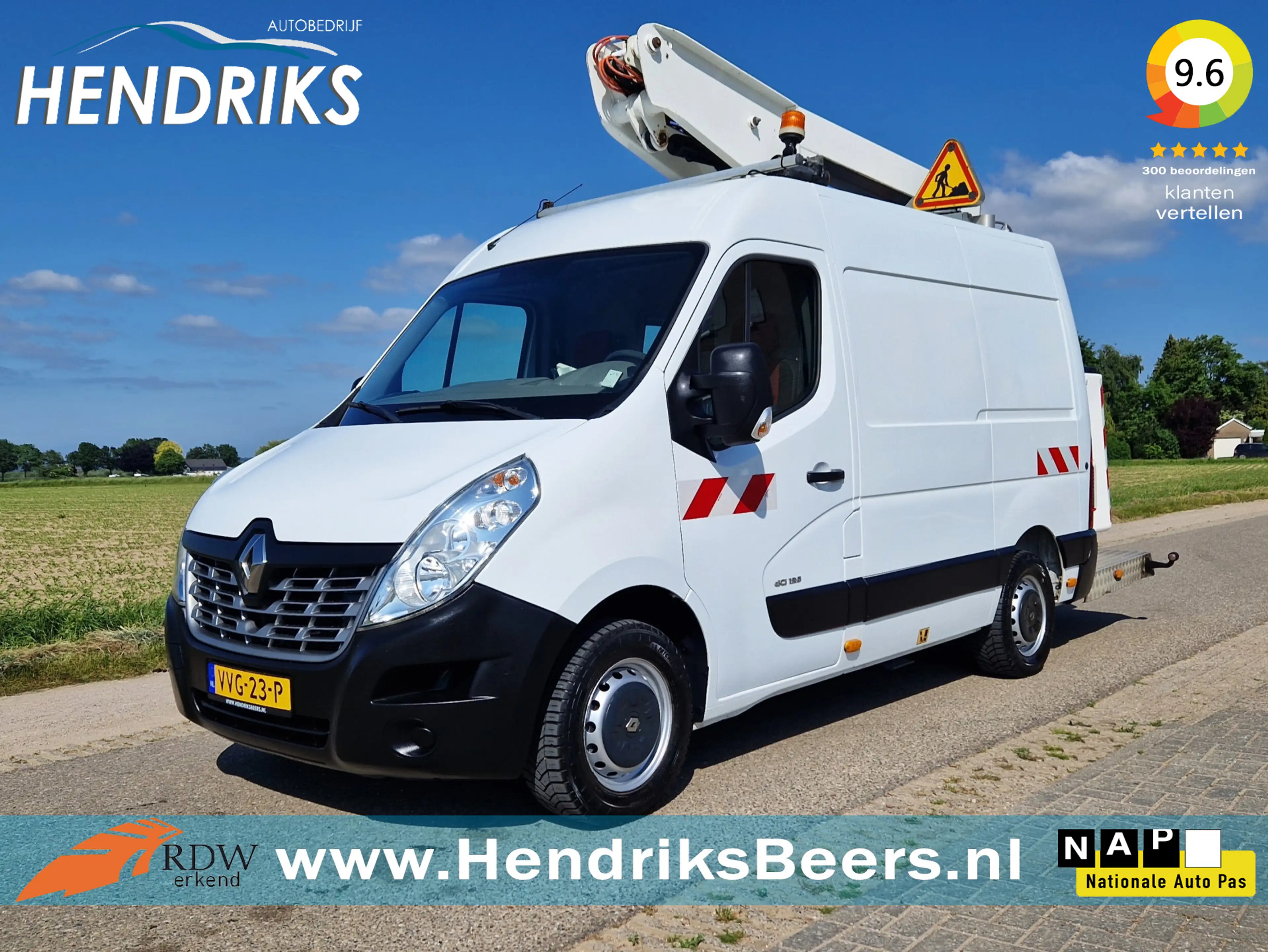 Renault Master T35 2.3 dCi L1H2 - 126 Pk - ET 26 NE Versalift Hoo