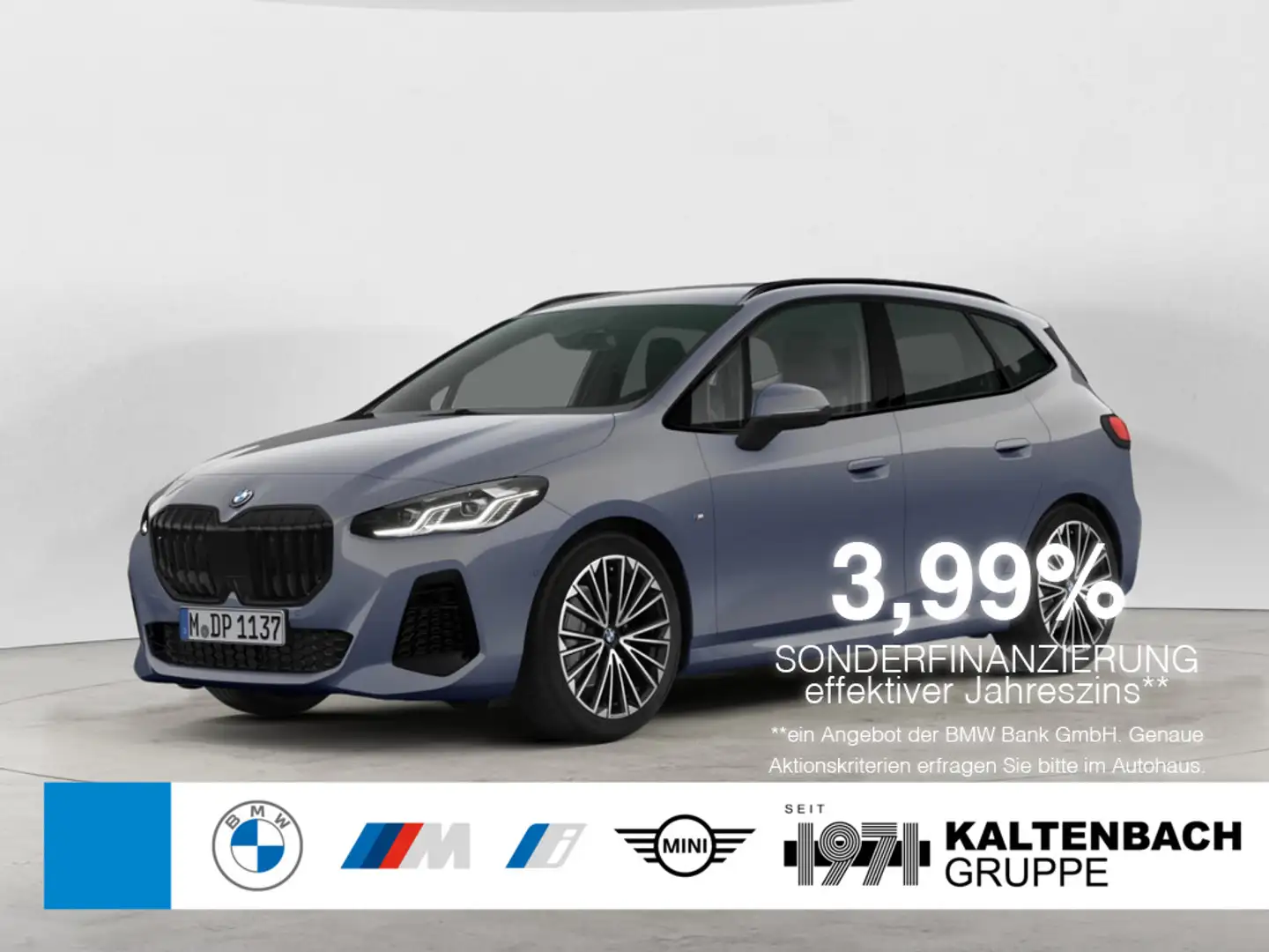 BMW 218 i Active Tourer M-Sport AHK LED NAVI H/K Grau - 1