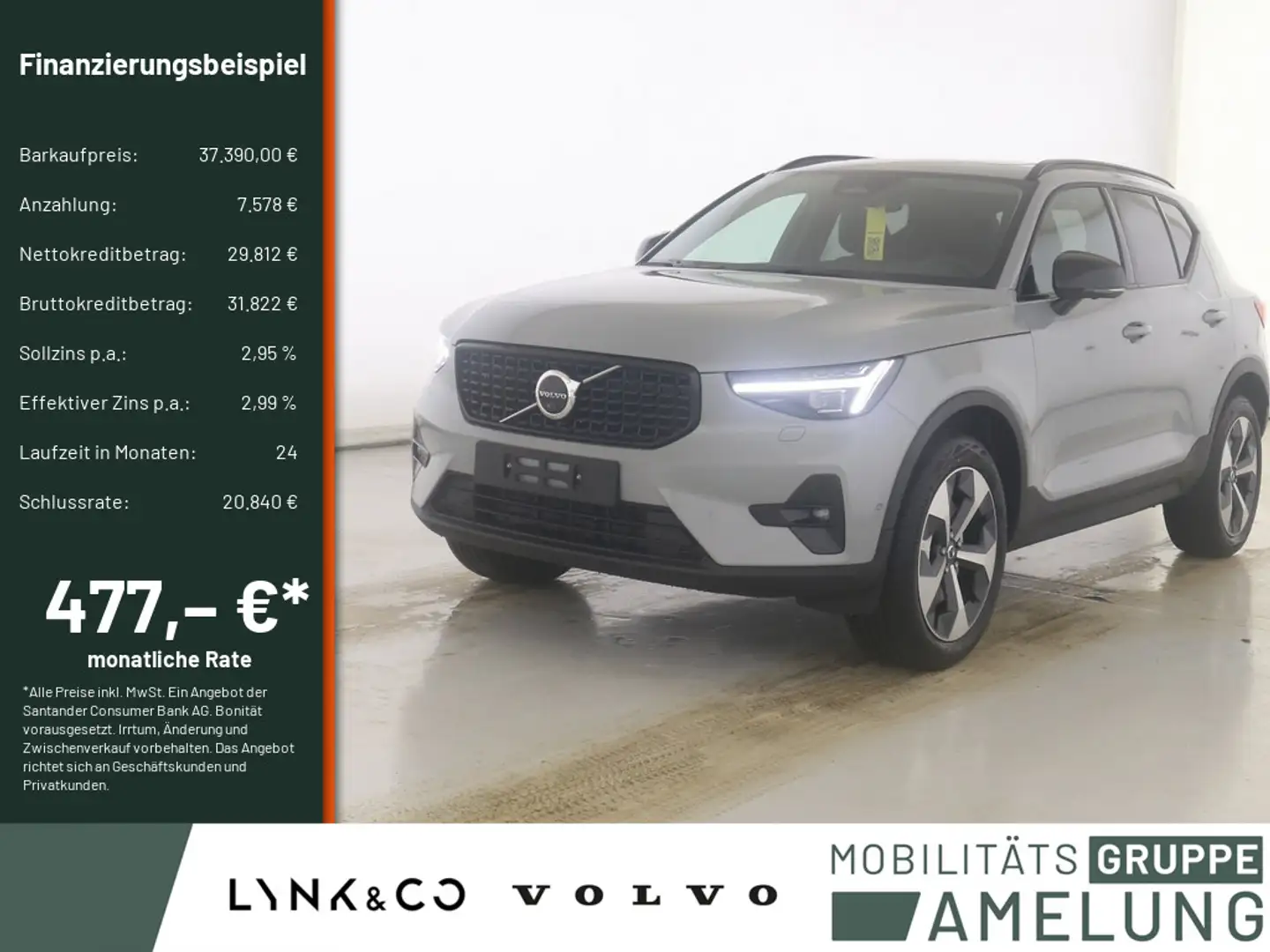 Volvo XC40 B3 B Plus Dark SHZ LED H/K ACC PANO 360° Grigio - 1