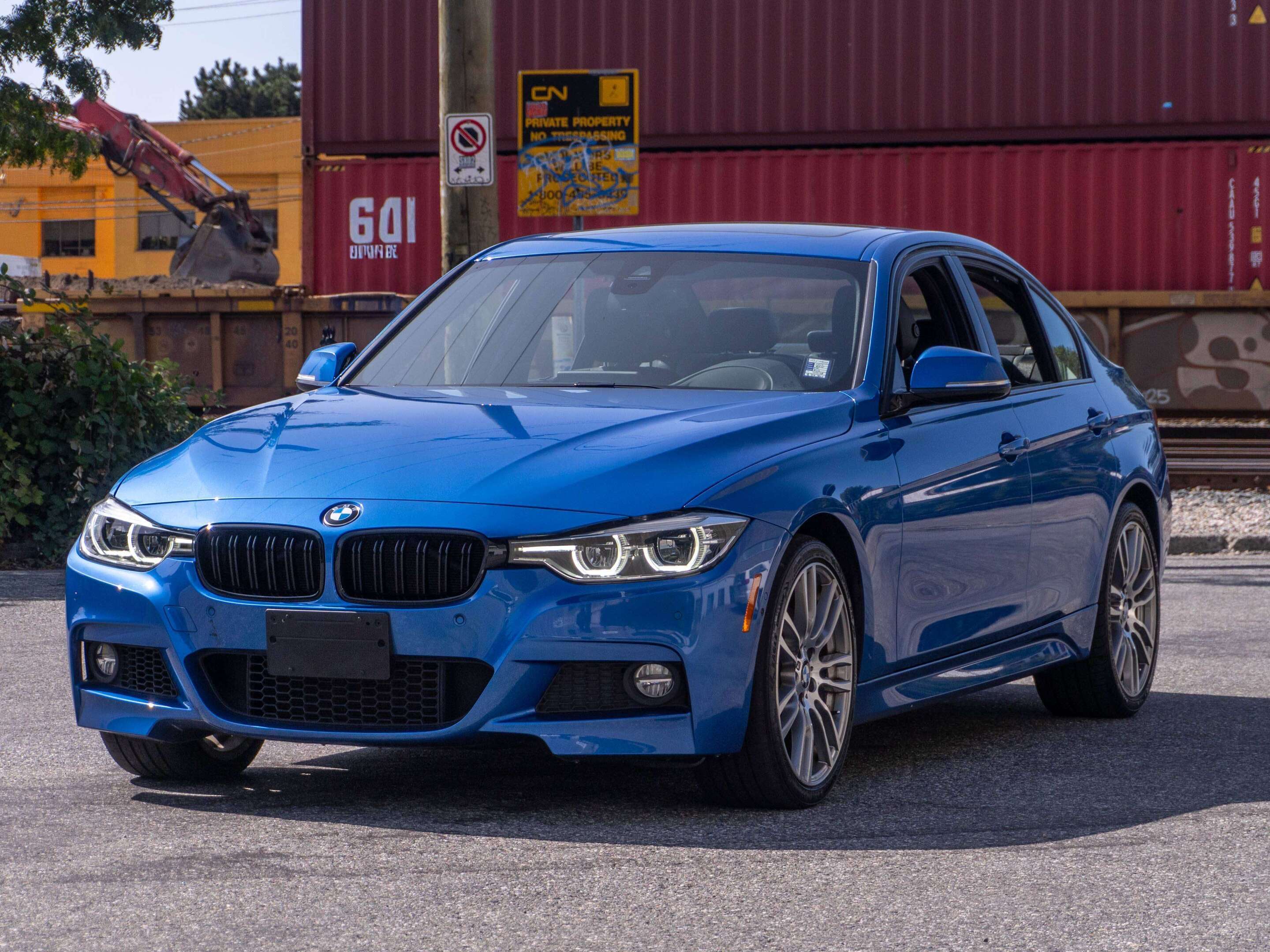 Blue 2017 BMW 3 Series Sedan All-Wheel Drive Automatic
