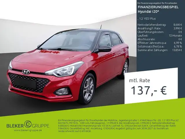 Hyundai i20 , 1.2 YES! Plus