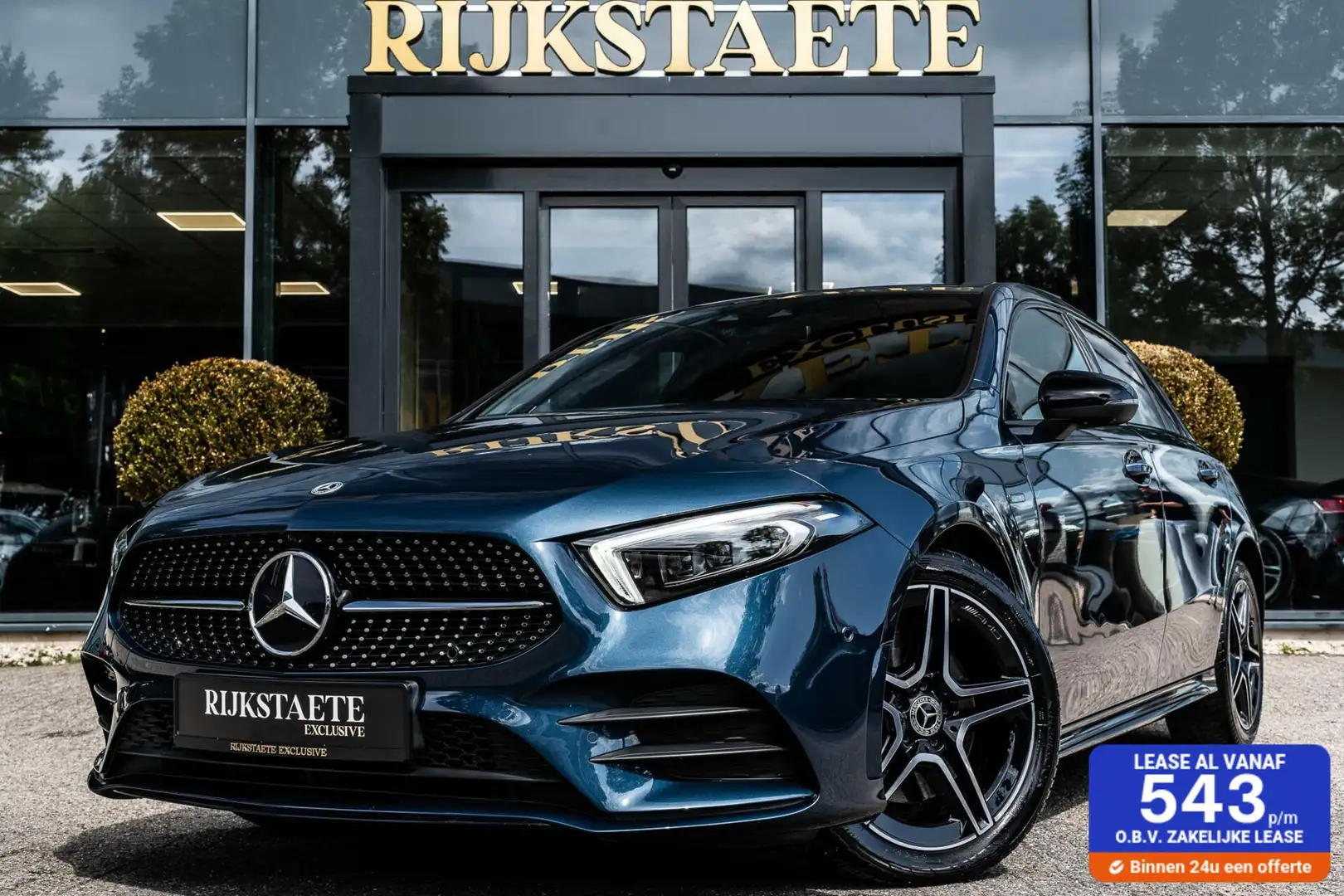 Mercedes-Benz A 250 A250e AMG|PANO|BURMESTER|360° CAMERA|18'' Bleu - 1