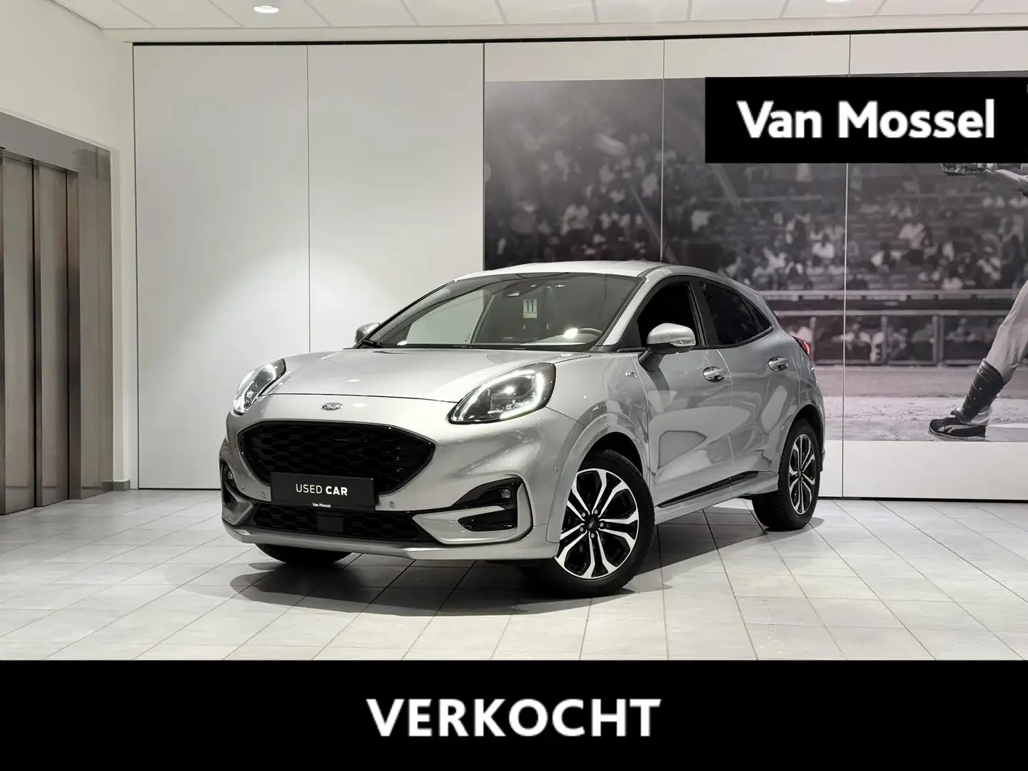 Ford Puma 1.0i Ecoboost MHEV Aut. ST-Line - Driverpack - Key Silber - 1