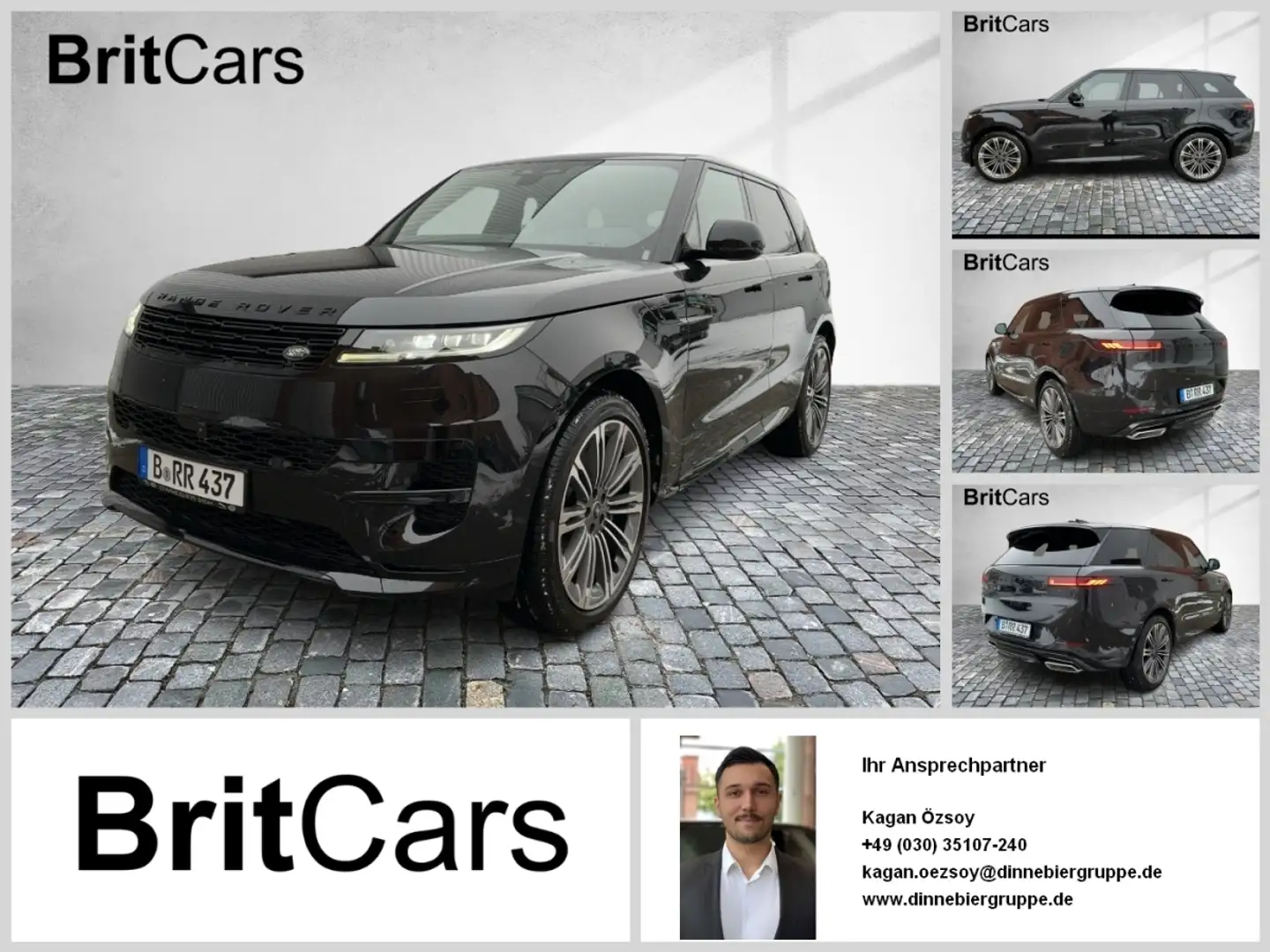 Land Rover Range Rover Sport P550e Autobiography Luft STH Schwarz - 1