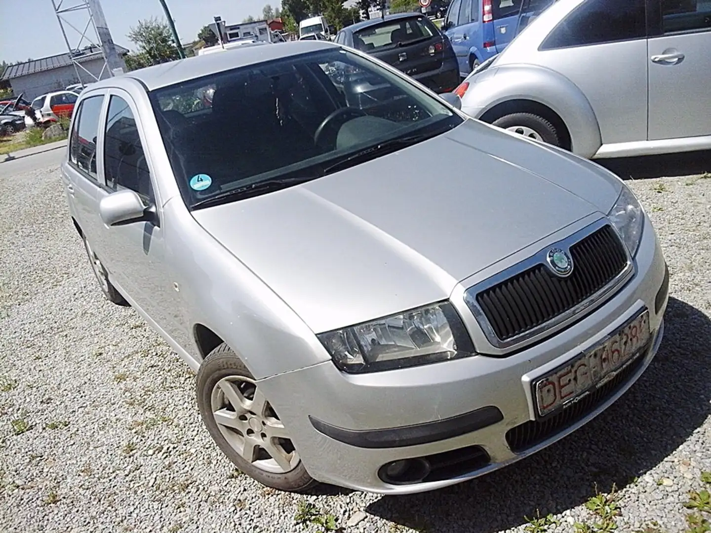 Skoda Fabia Cool Edition/TÜV f.NEU/met+Klima+FH+R-CD/ 5 trg Silber - 1