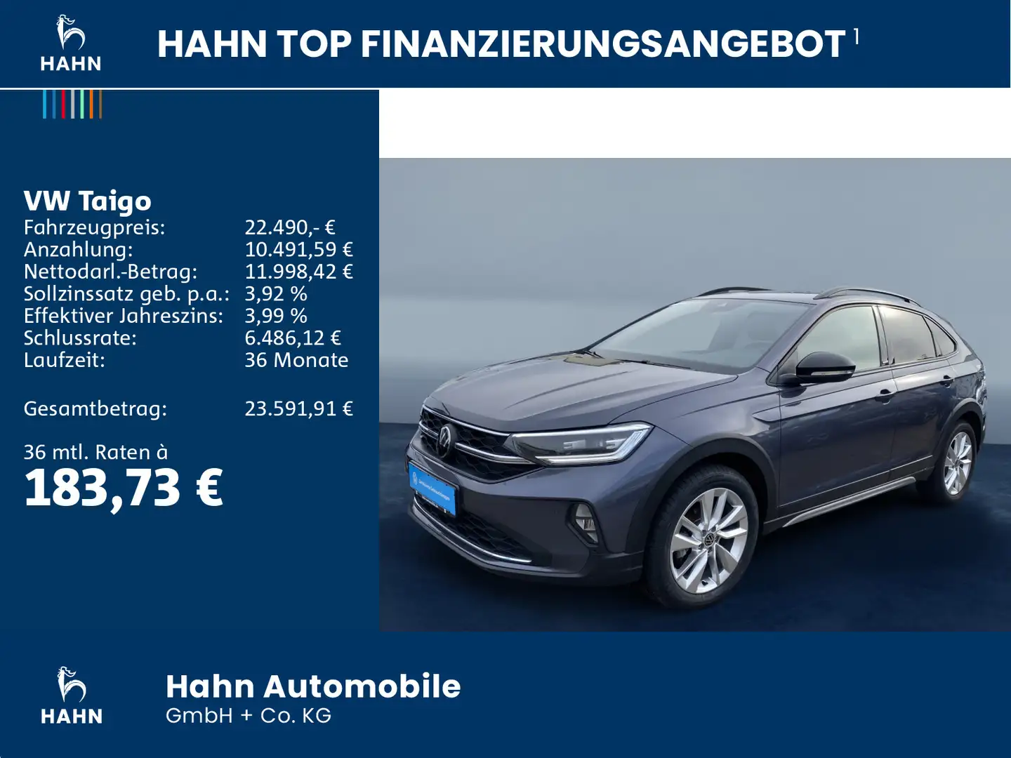 Volkswagen Taigo 1.5TSI DSG Move AHK ACC LED Navi Sitzh PDC Gris - 2