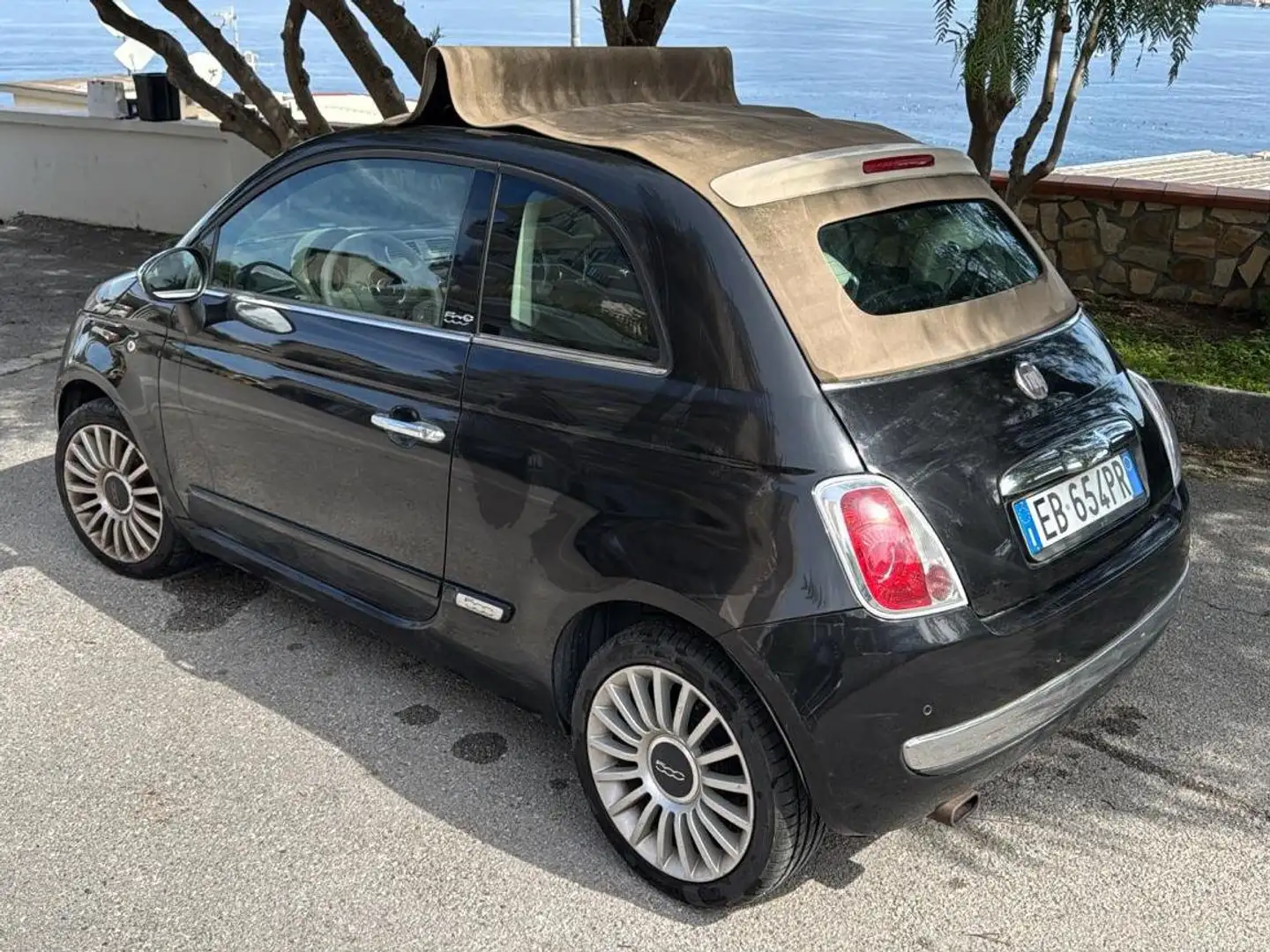 Fiat 500C 500C 1.2 Lounge 69cv Schwarz - 2