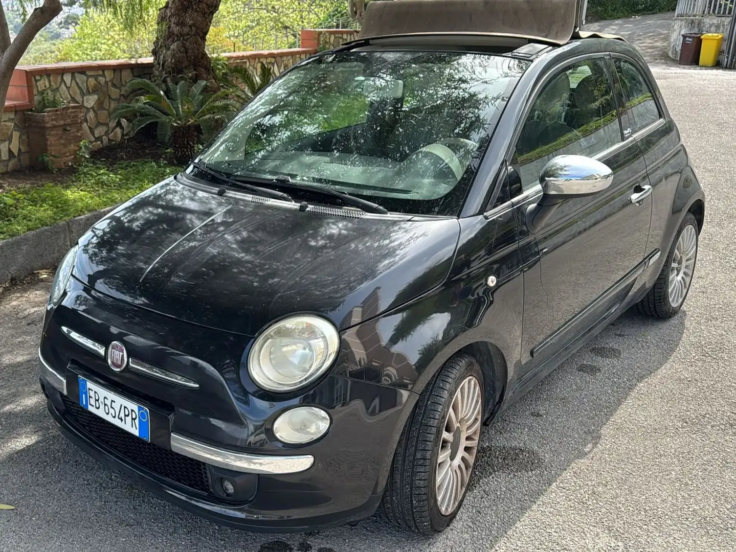 Fiat 500C 500C 1.2 Lounge 69cv Schwarz - 1