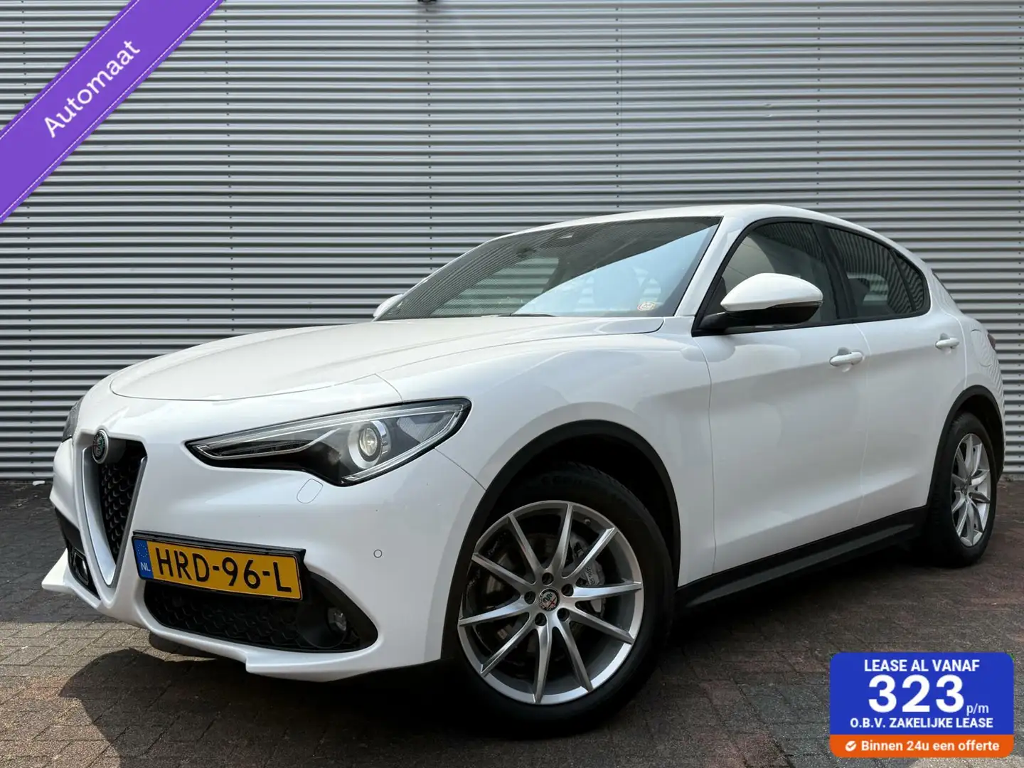 Alfa Romeo Stelvio 2.2d Super Automaat Cruise Led Navi 2019 Eerste Ei Wit - 1
